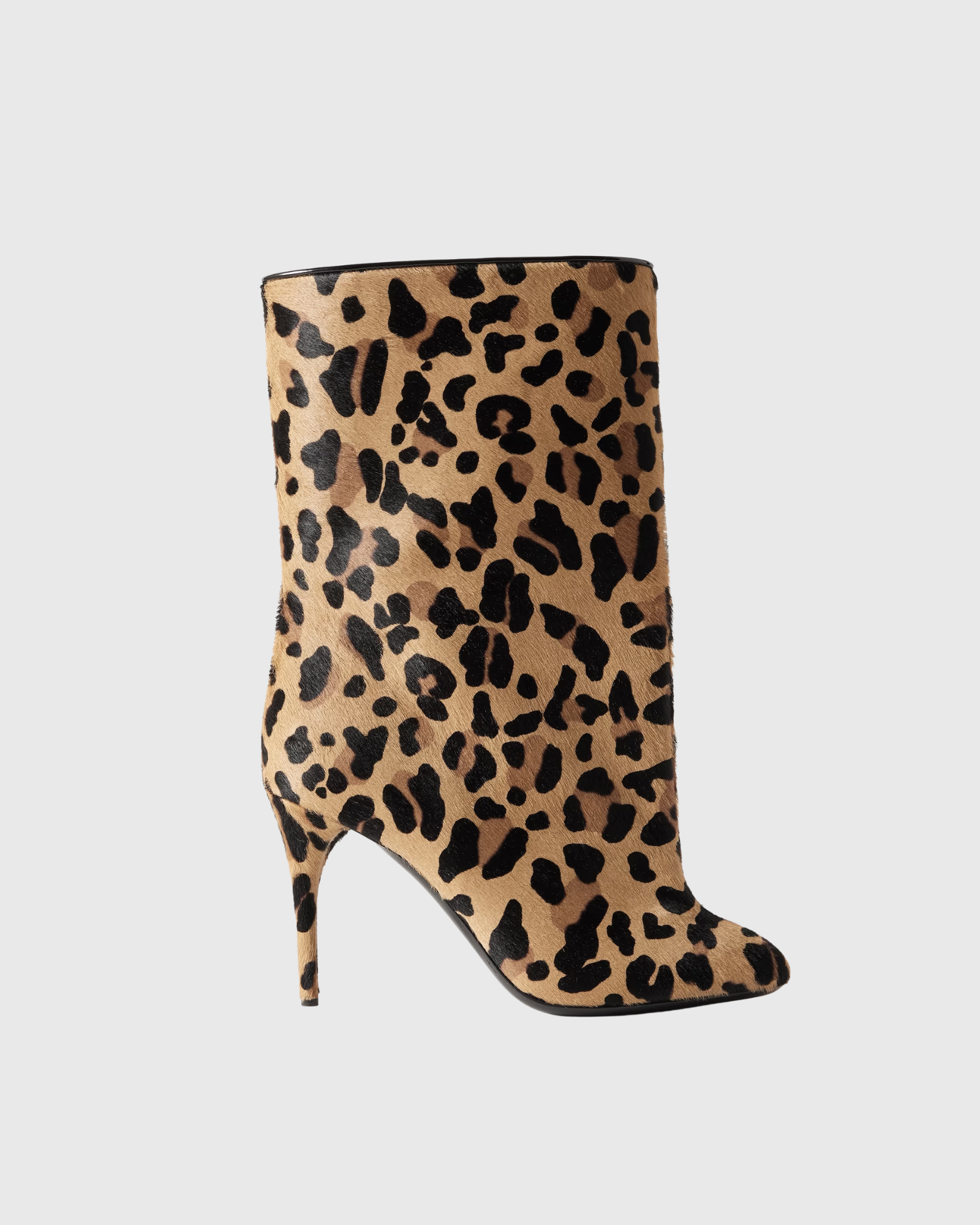 Nadra Leopard Print Mid Calf Boots