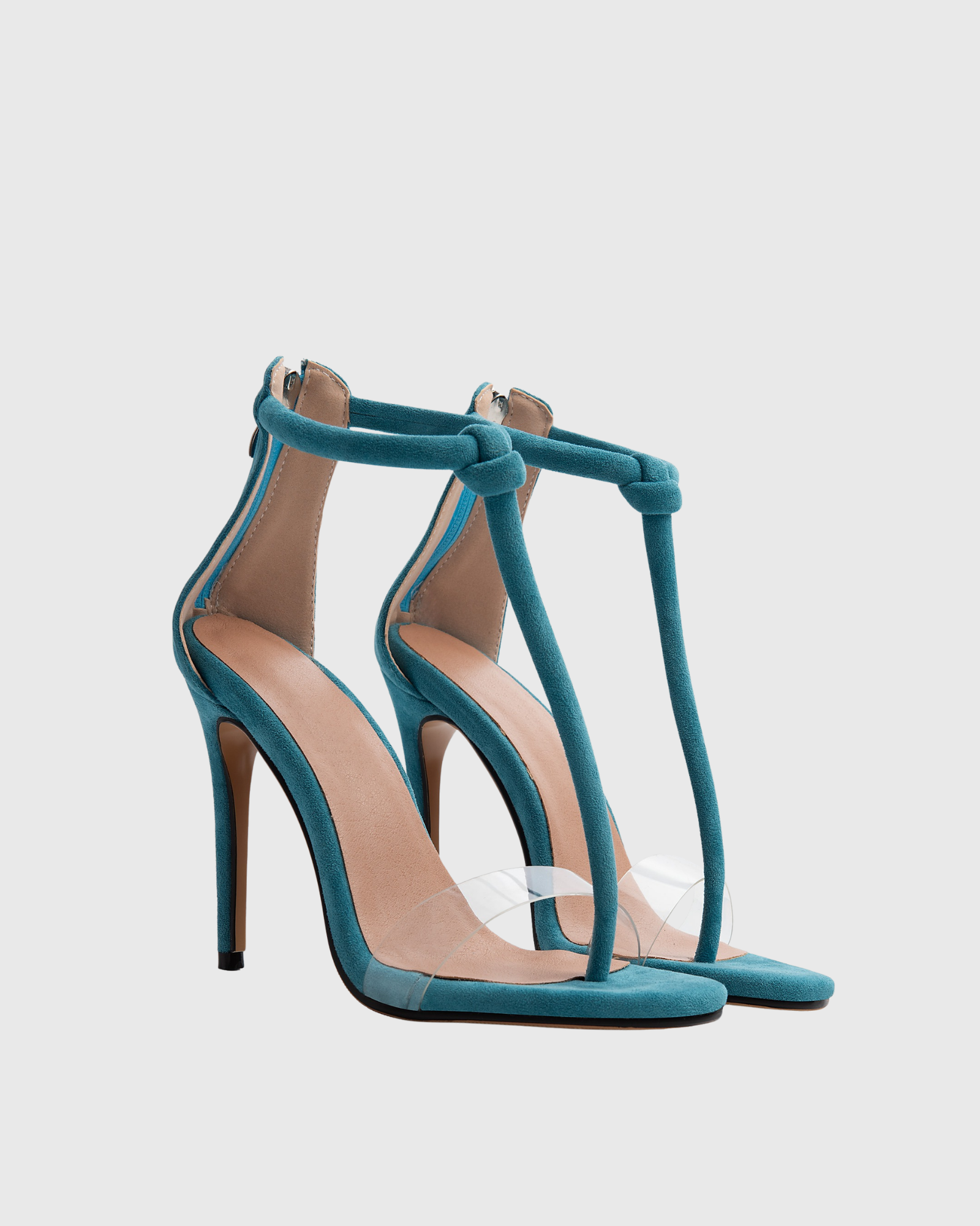 Padma T Strap Sandals In Blue