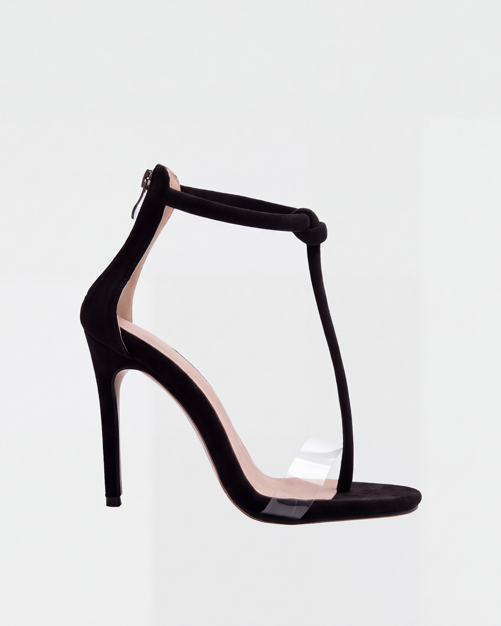 Padma T Strap Sandals In Black