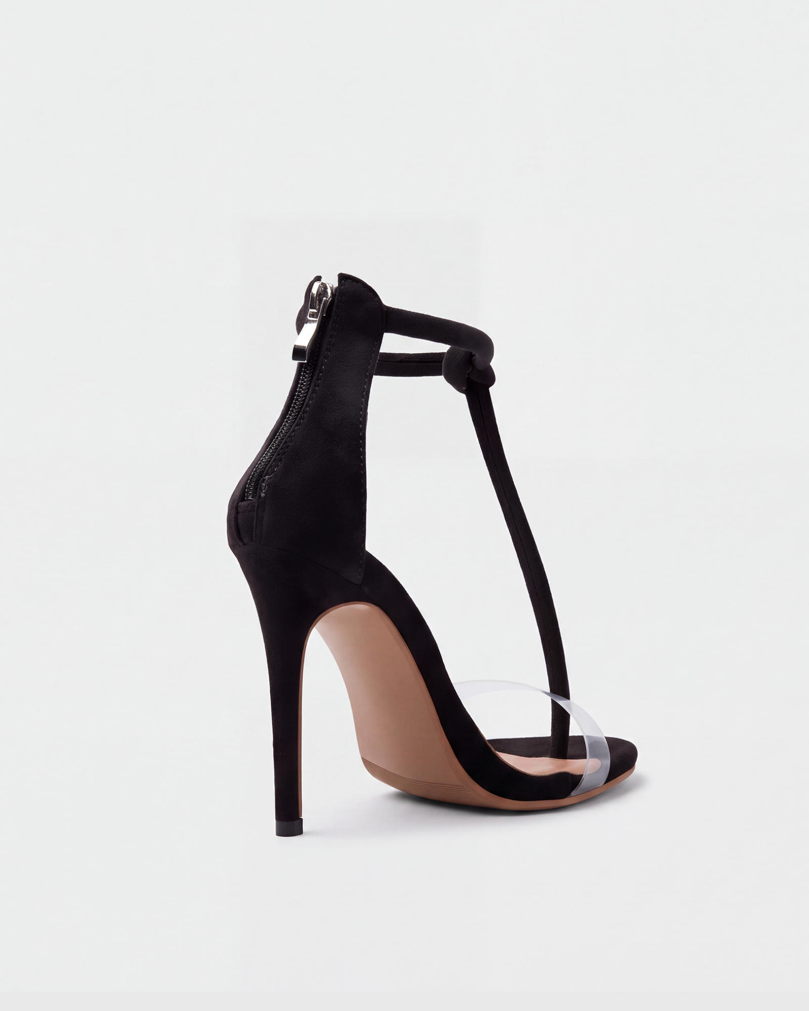 Padma T Strap Sandals In Black