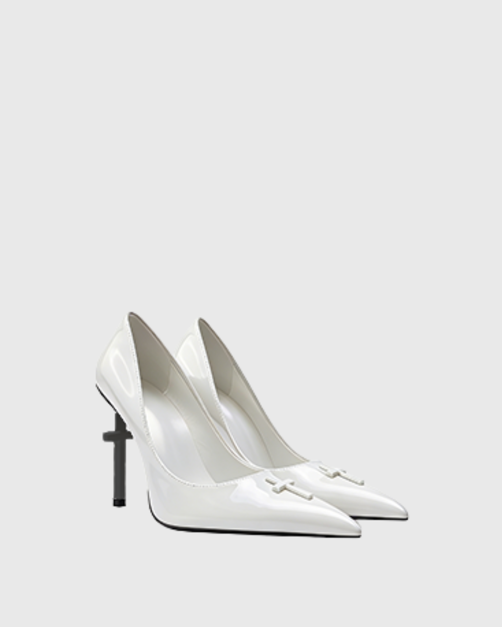 Eadgar Cross Pumps In White