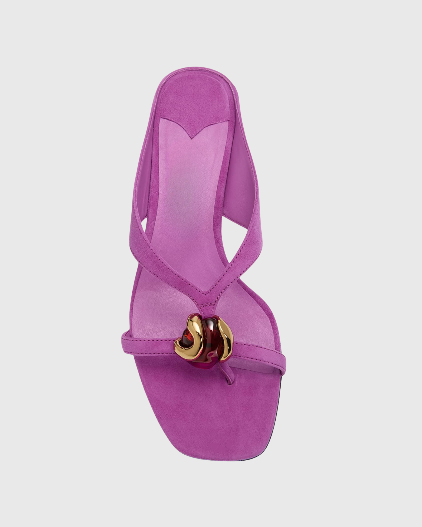 Libby Hardware Strap Sandals In Hot Pink