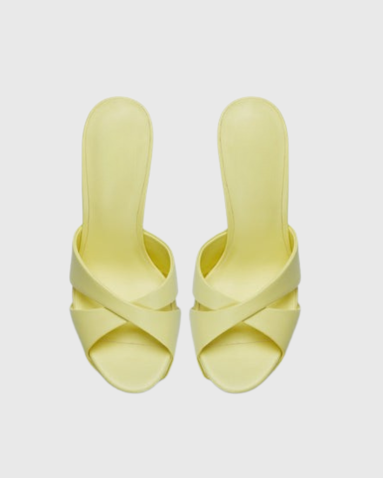 Halla Cross Platform Mules In Yellow