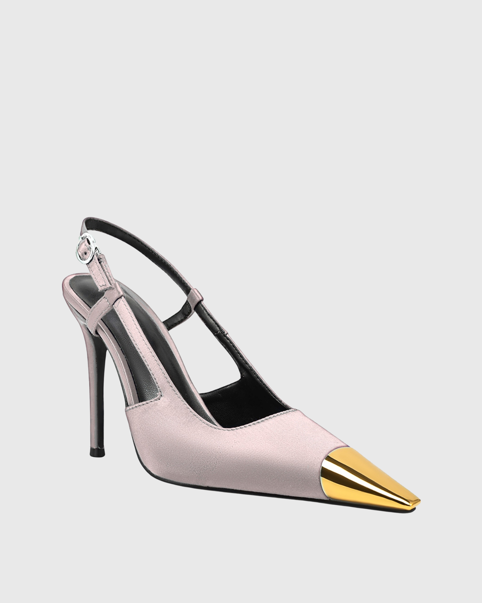 Maala Metal Toe Slingback In Purple