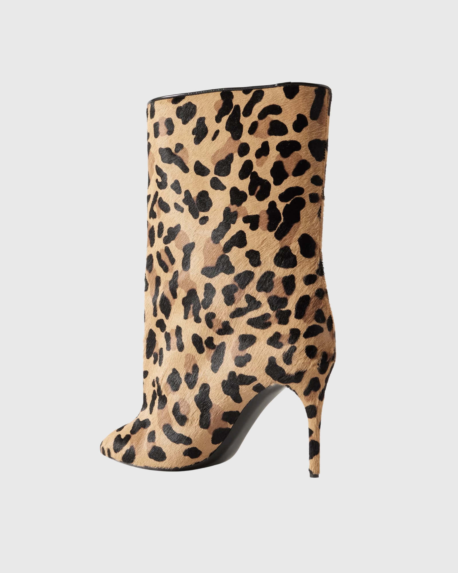 Nadra Leopard Print Mid Calf Boots