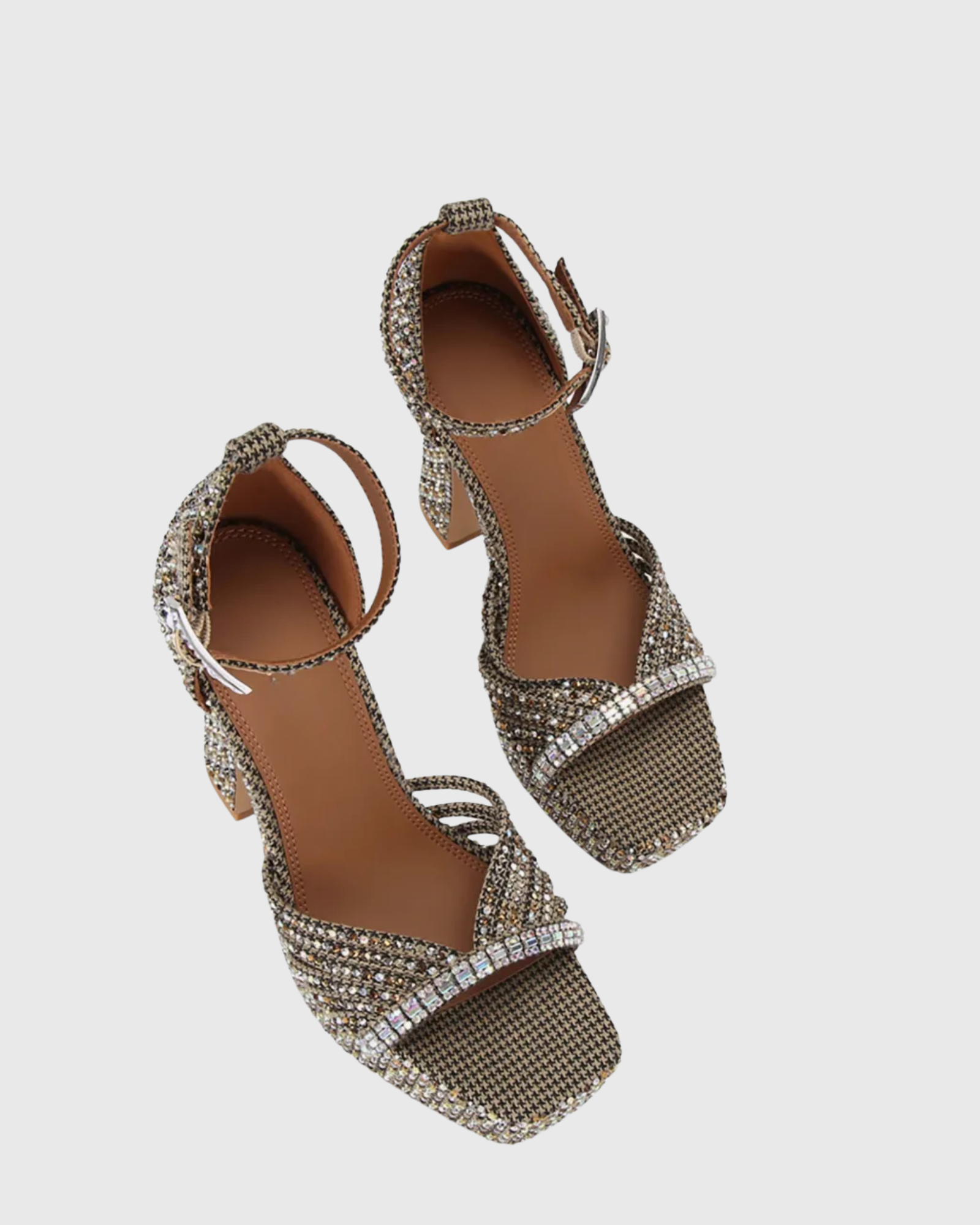 Nastia Rhinestone Embellished Sandals