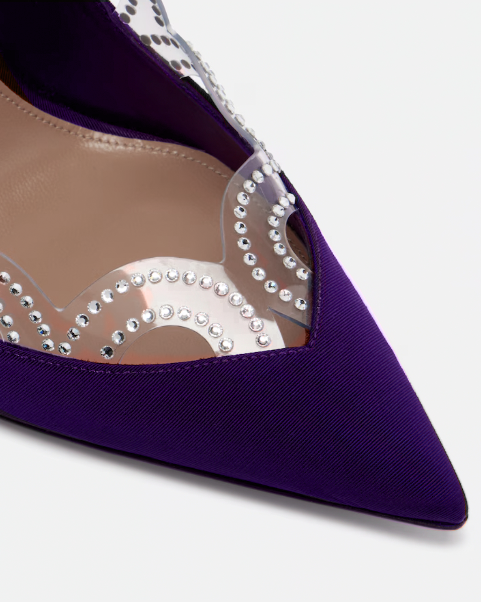 Milla Scalloped Edge Pumps In Purple