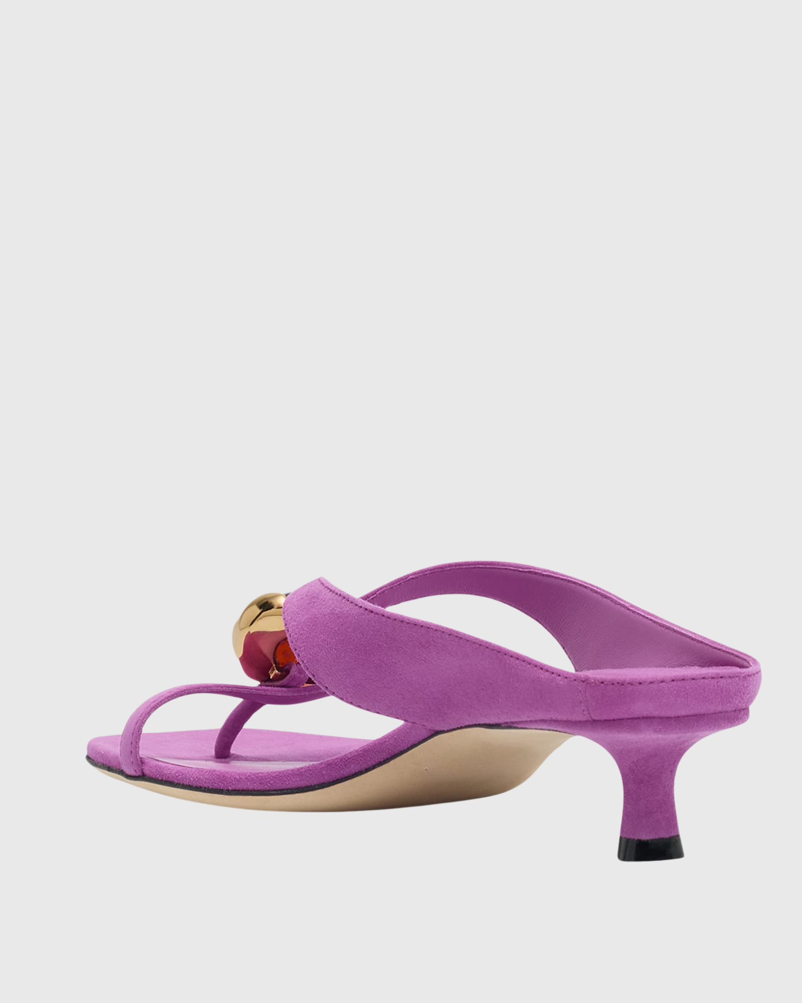 Libby Hardware Strap Sandals In Hot Pink