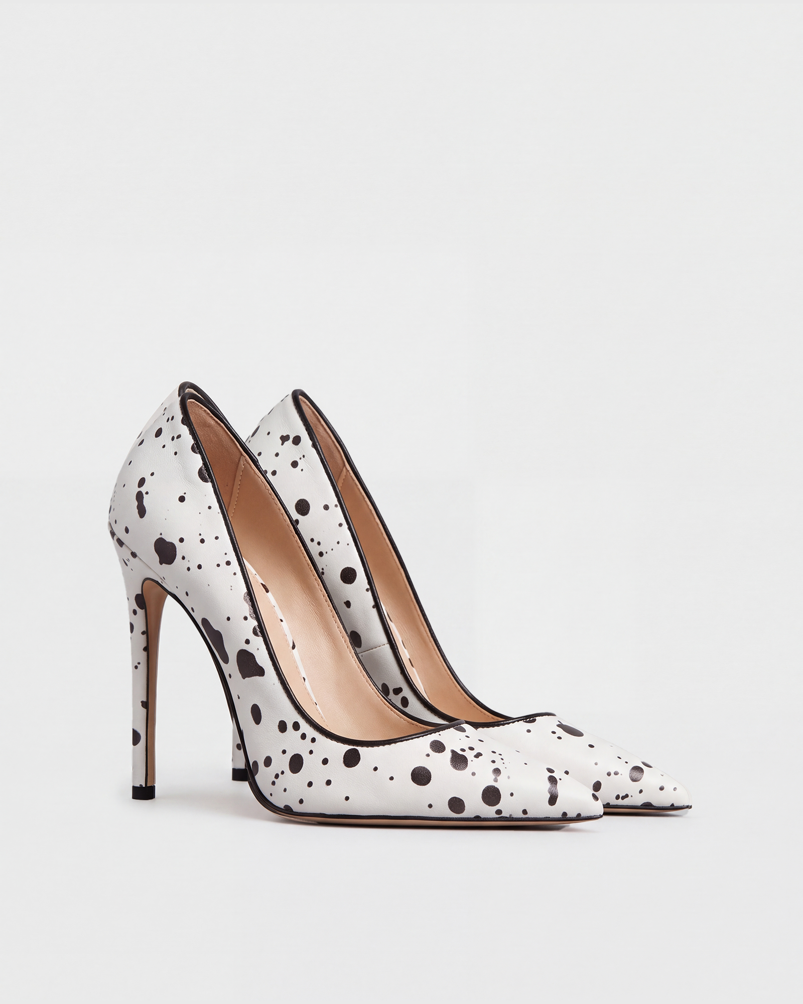 Adallinda Dalmatian Print Pointed Toe Pumps