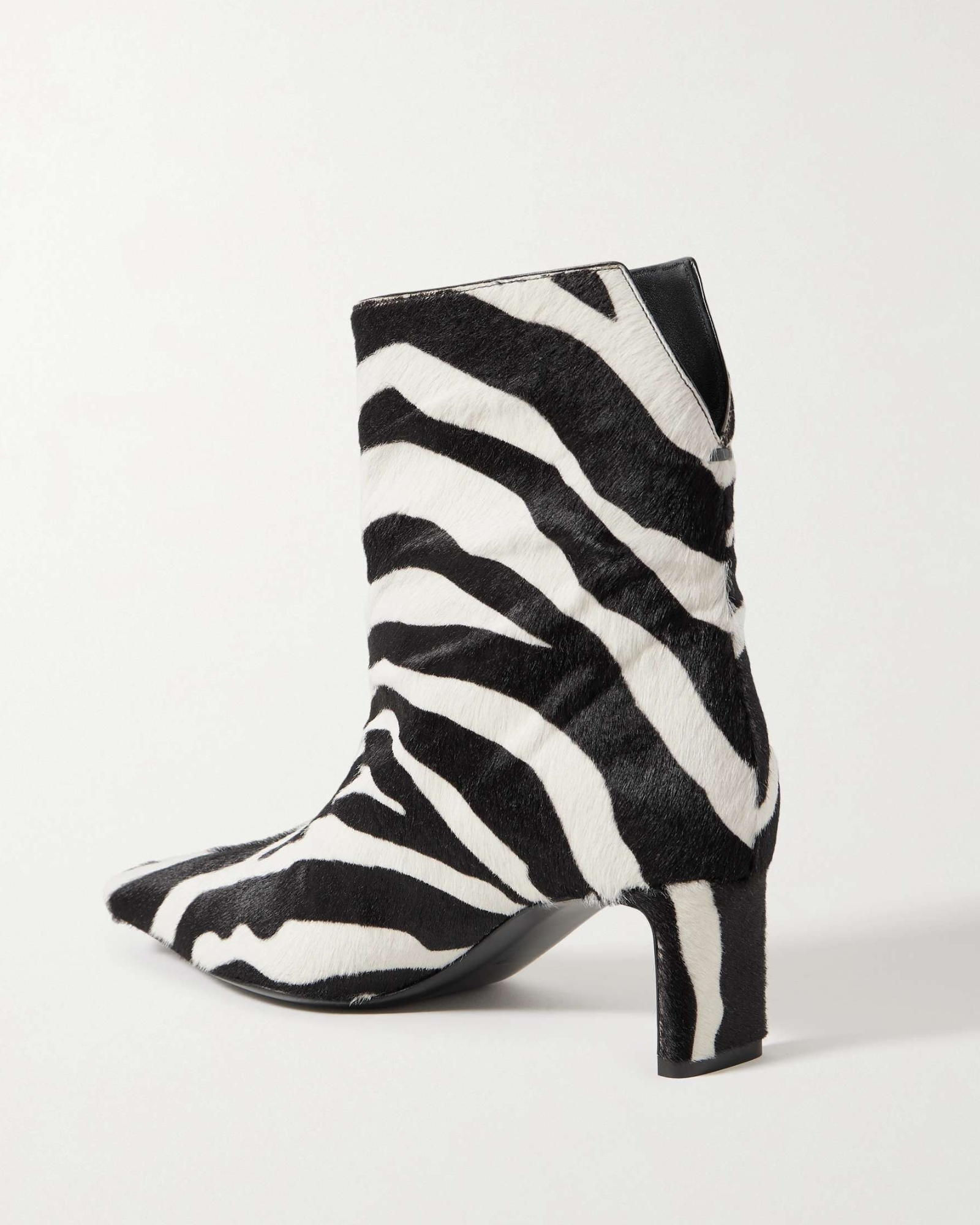 Lyyti Zebra Paint Ankle Boots