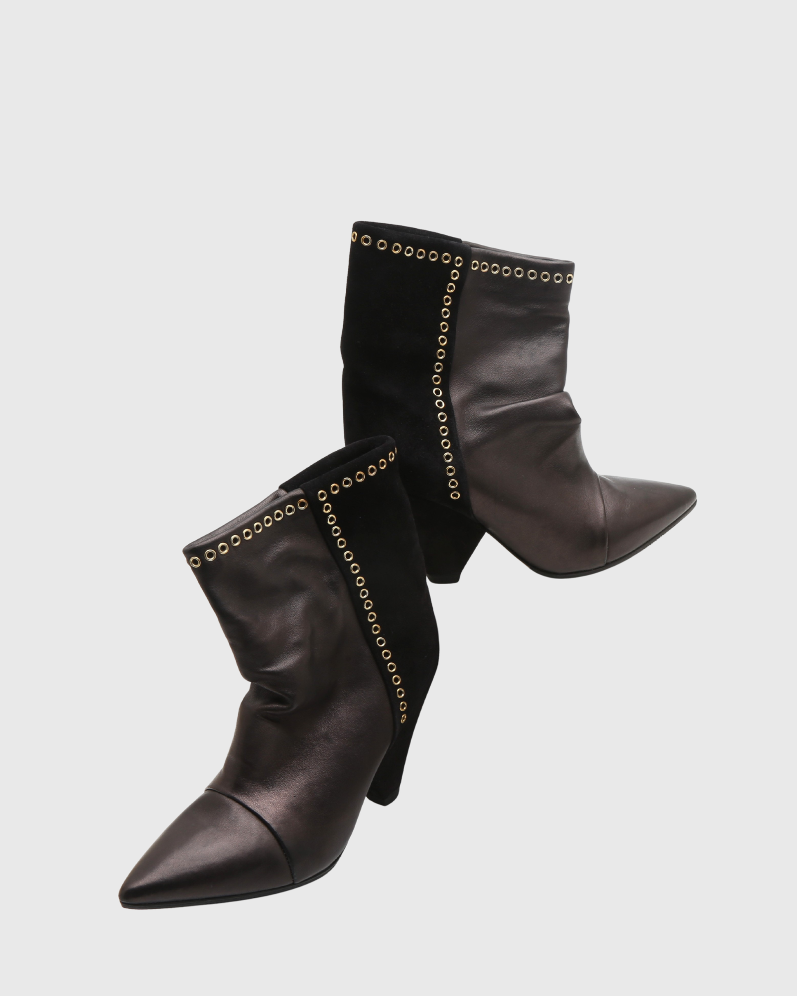 Mai Splicing Ankle Boots In Black