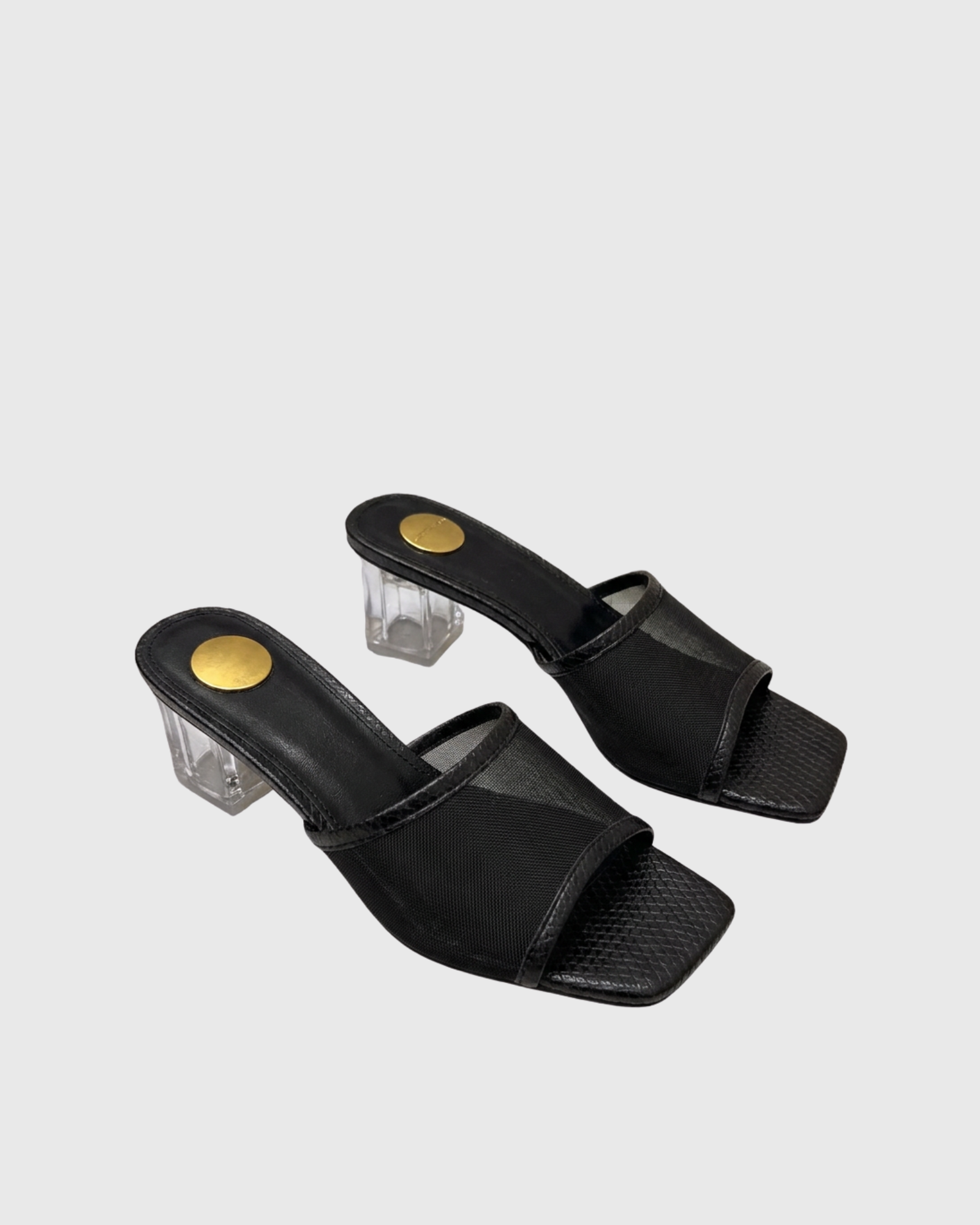 Aamaal Mesh Mules In Black