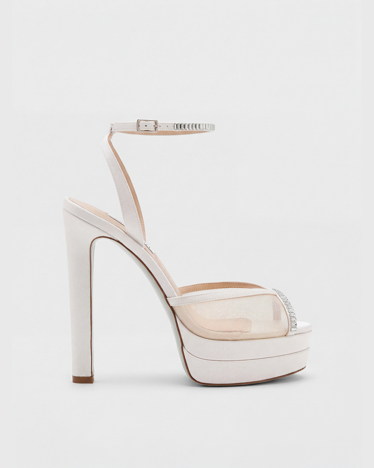 Cary Mesh Peep Toe Platform Sandals