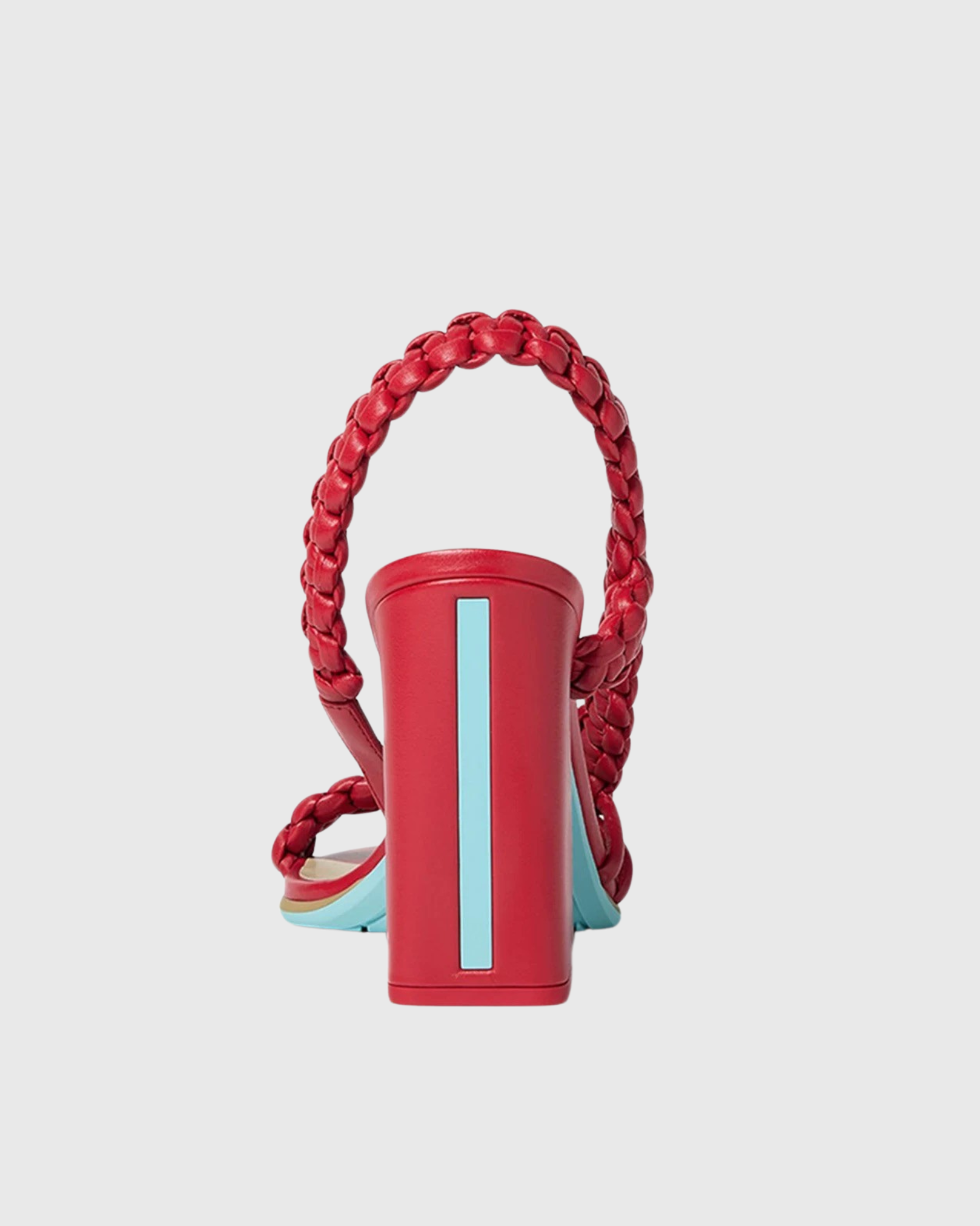 Dafina Woven Open Toe Sandals In Red