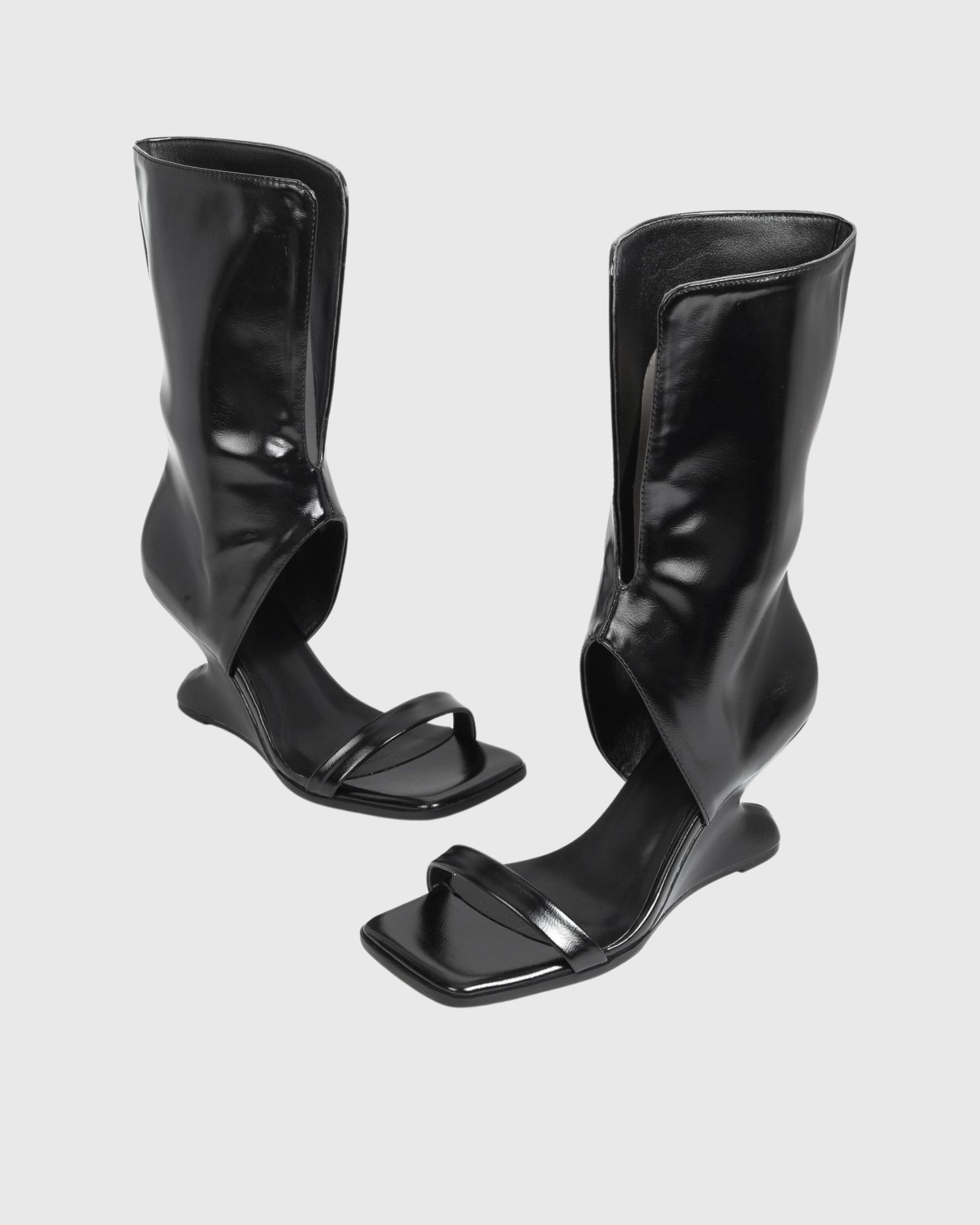 Edanah Cutout Wedge Boots