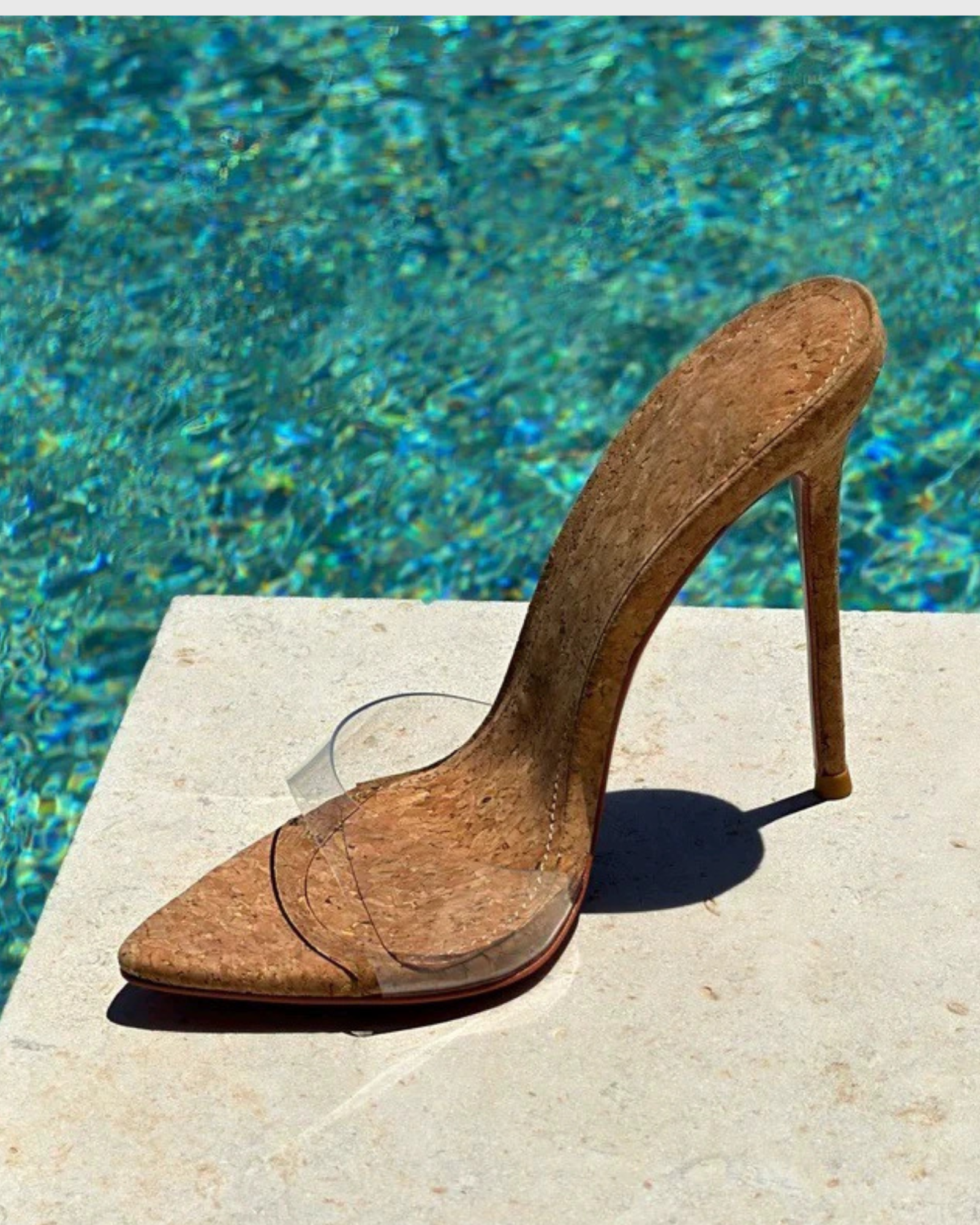 Fretcher Transparent PVC Mules