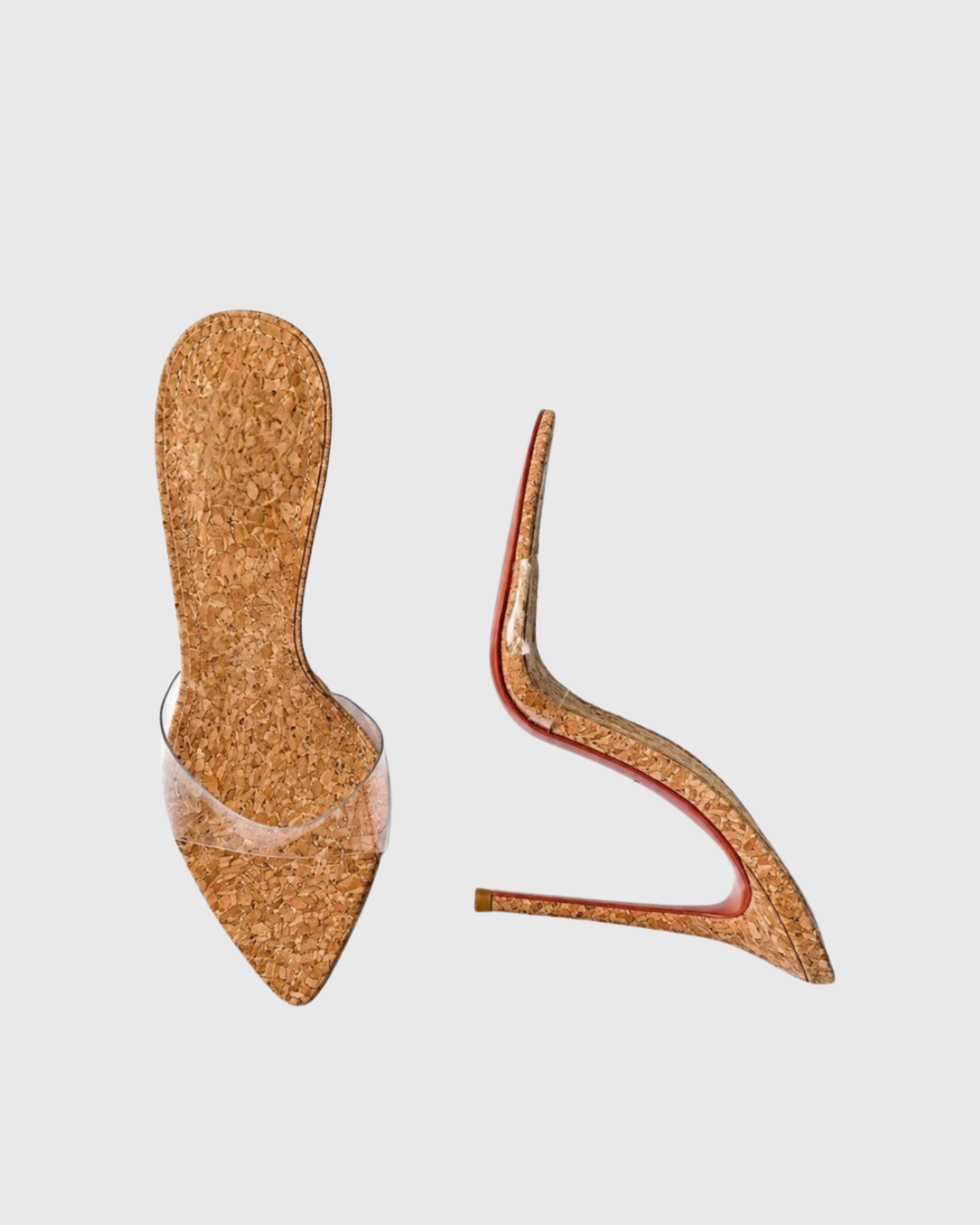 Fretcher Transparent PVC Mules