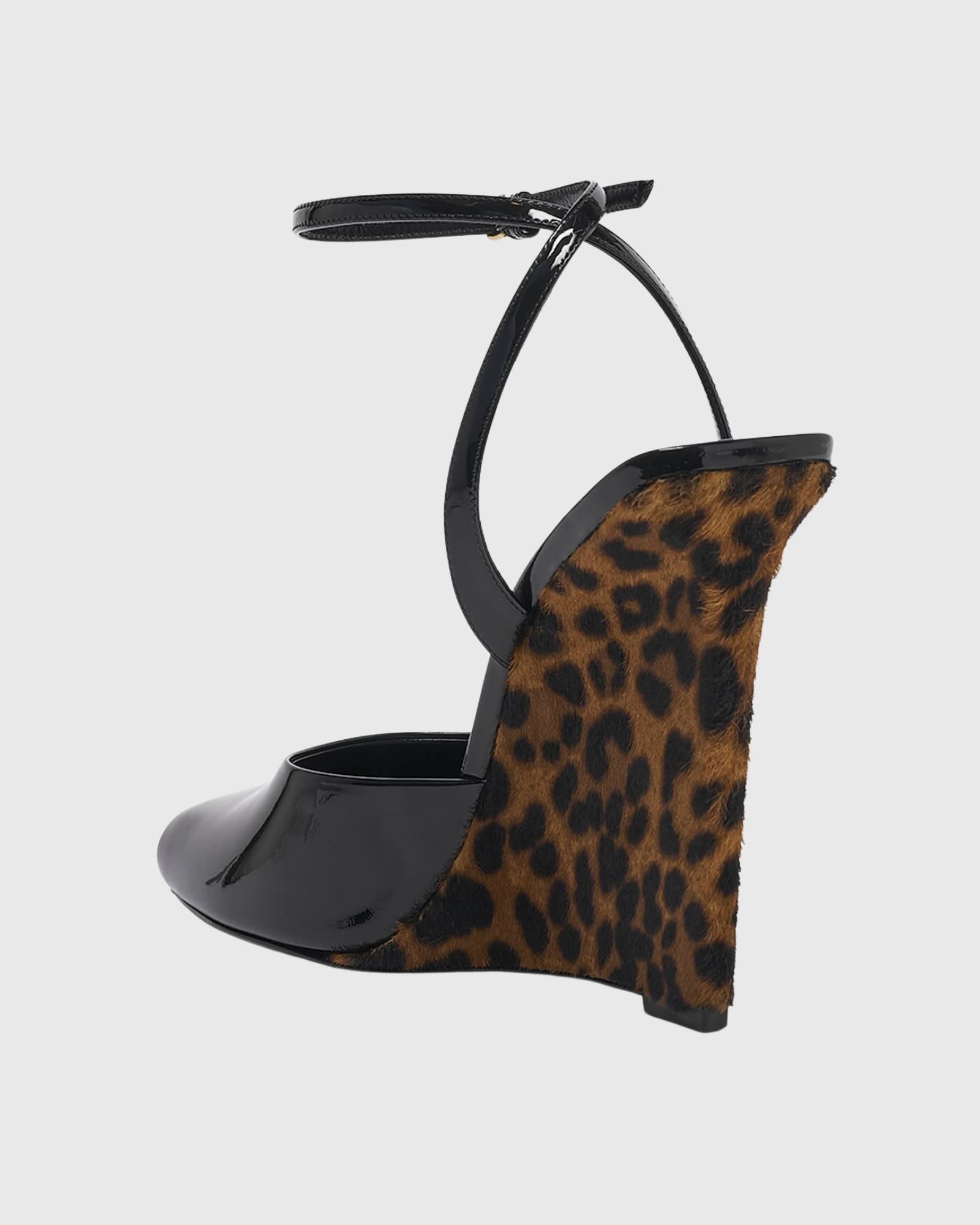 Nadya Leopard Print Splicing Pumps