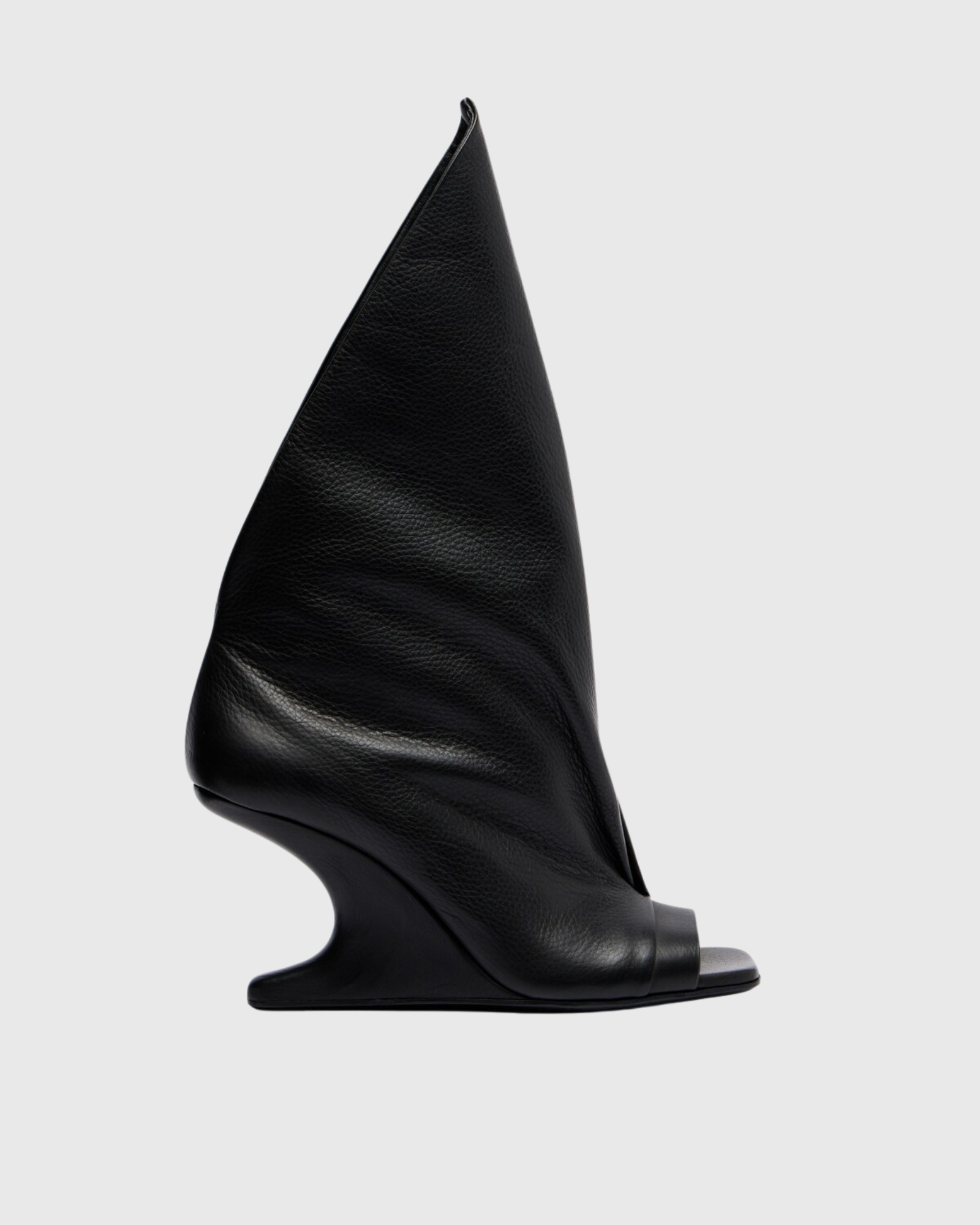 Idida Peep Inverted Wedge Boots
