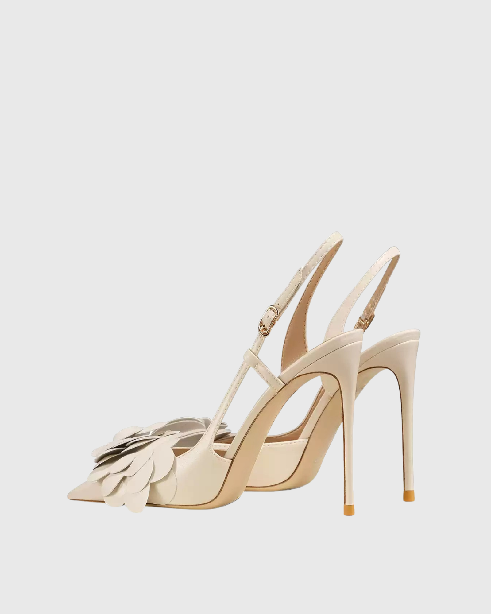 Ife Flower Slingblack Pumps In White