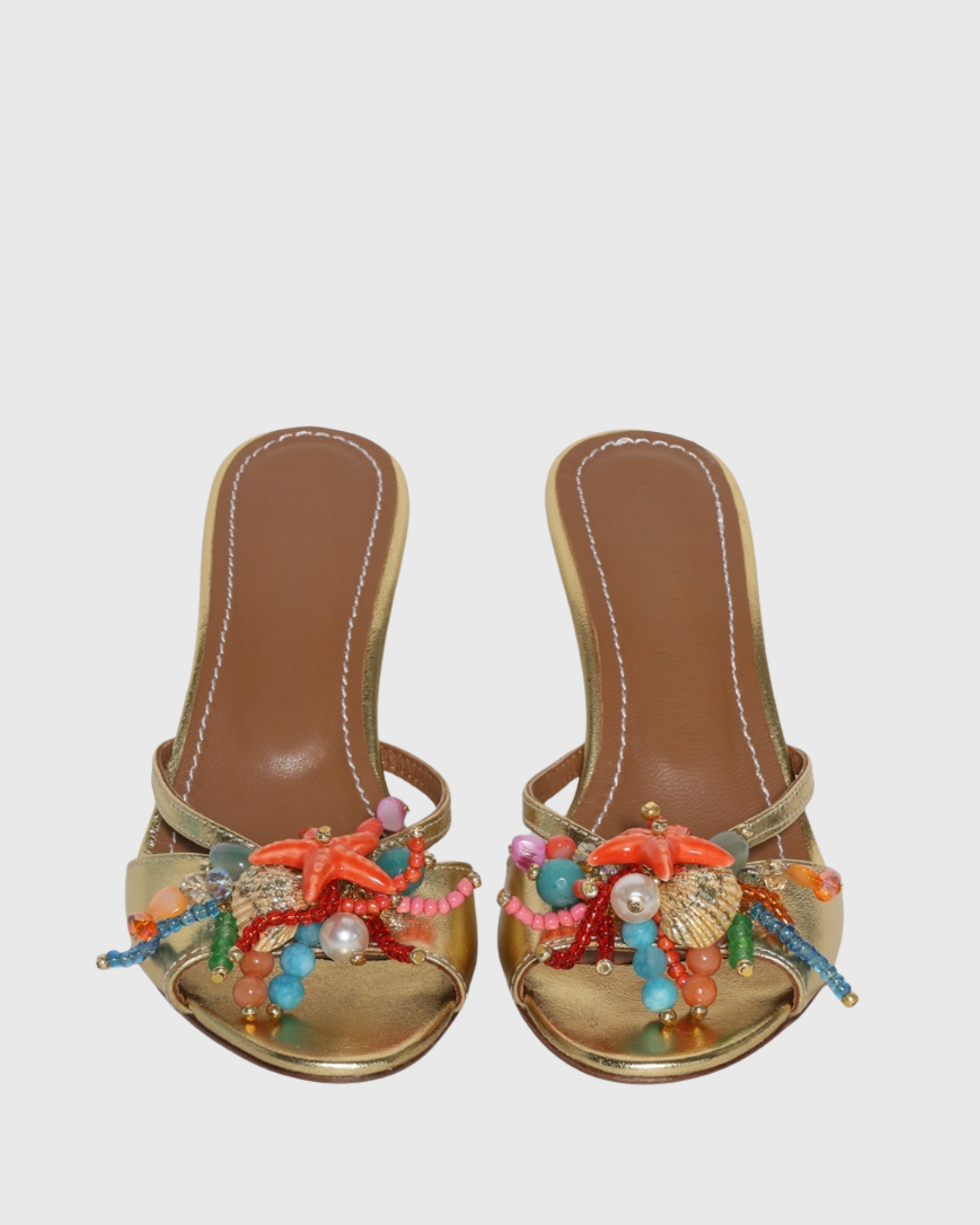 Iset Starfish Mules In Yellow