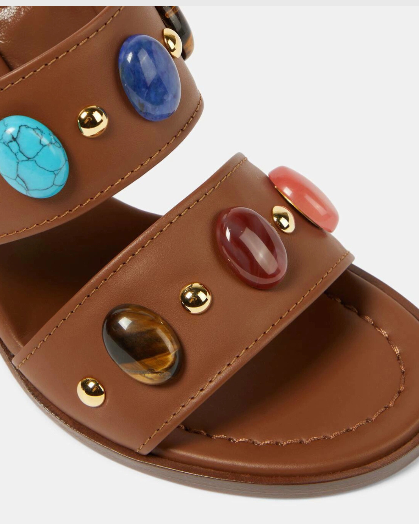 Iseul Gem Mules In Brown