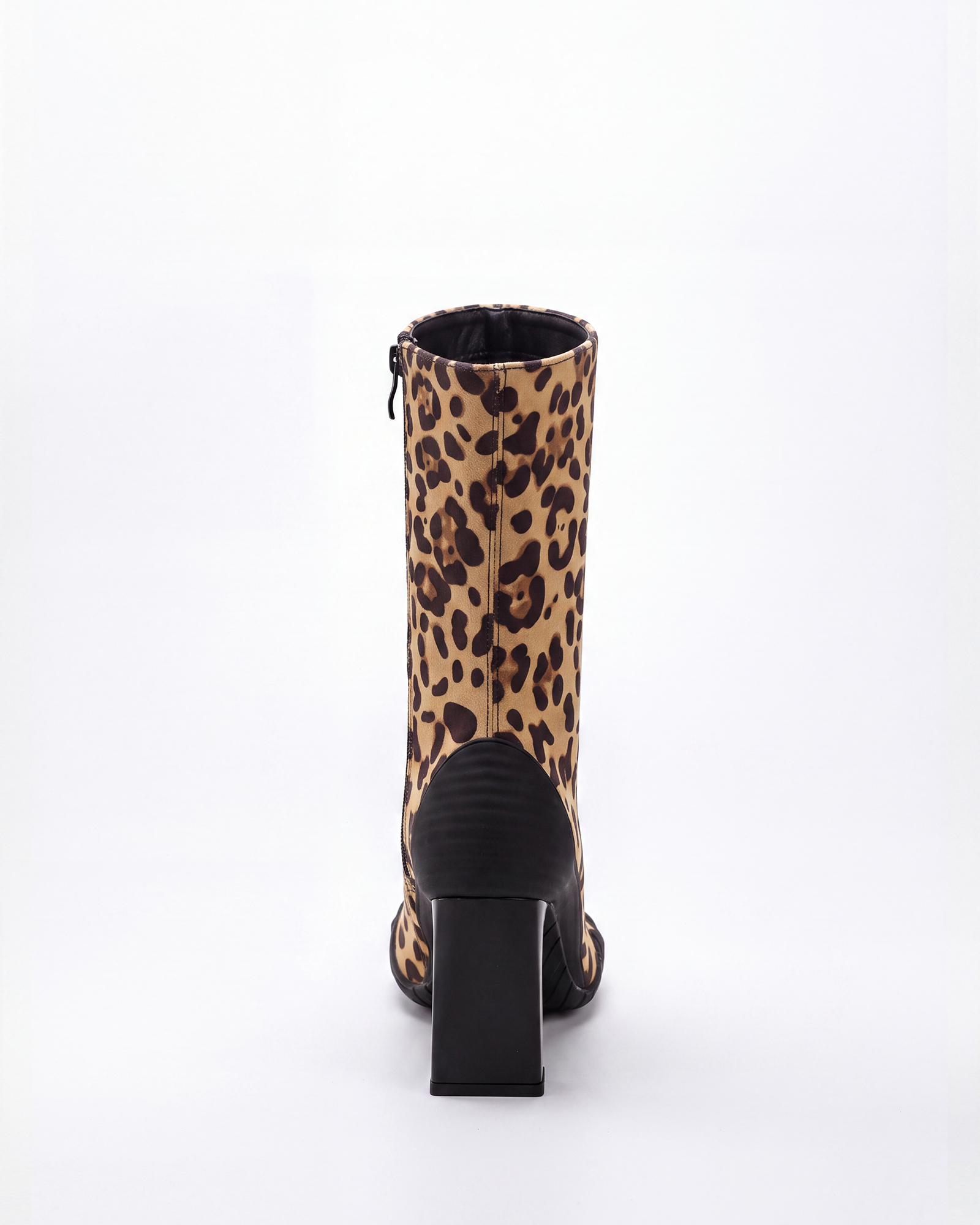 Mahsa Leopard Print FiveToe Boots