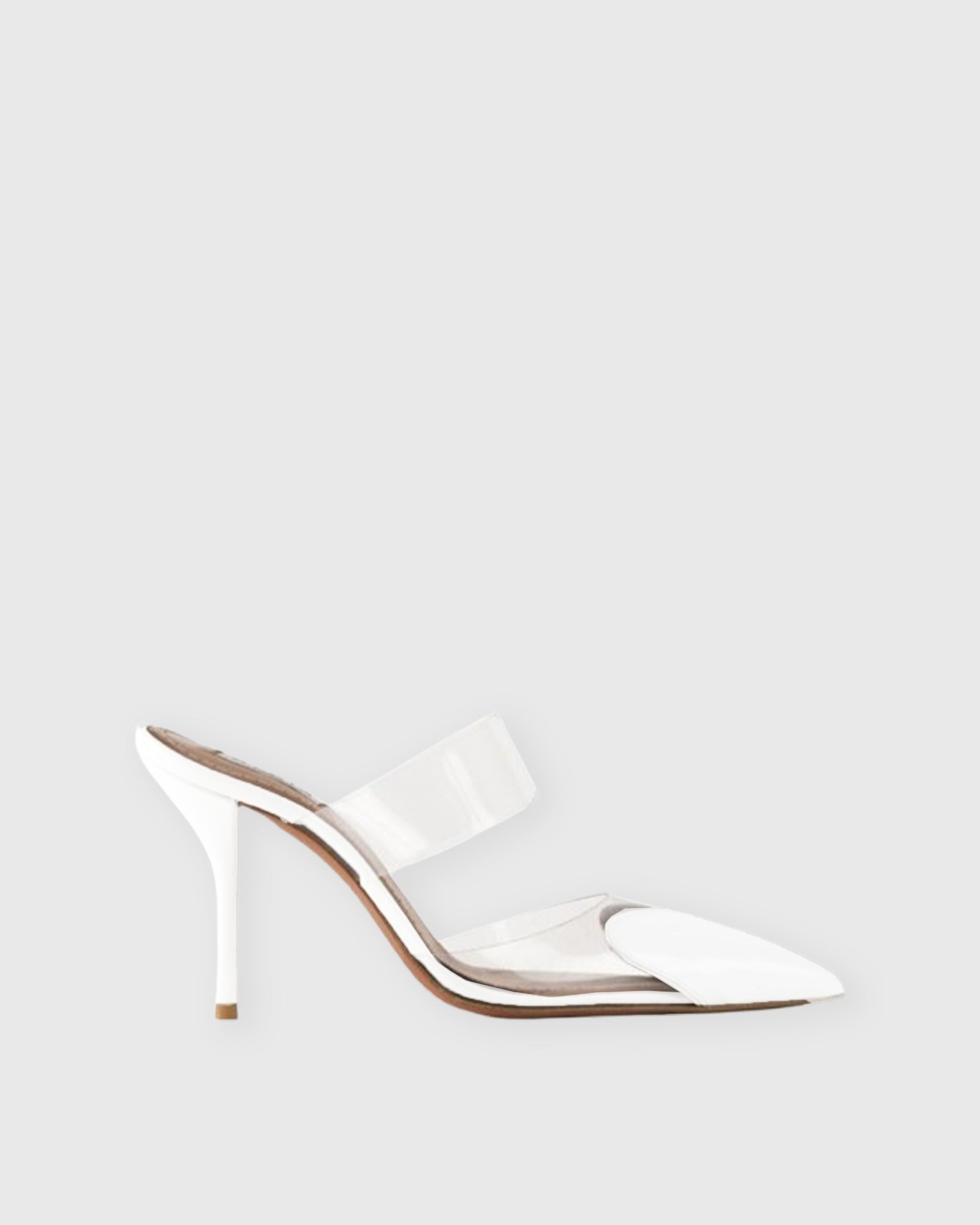 Nico Heart Toe Mules In White