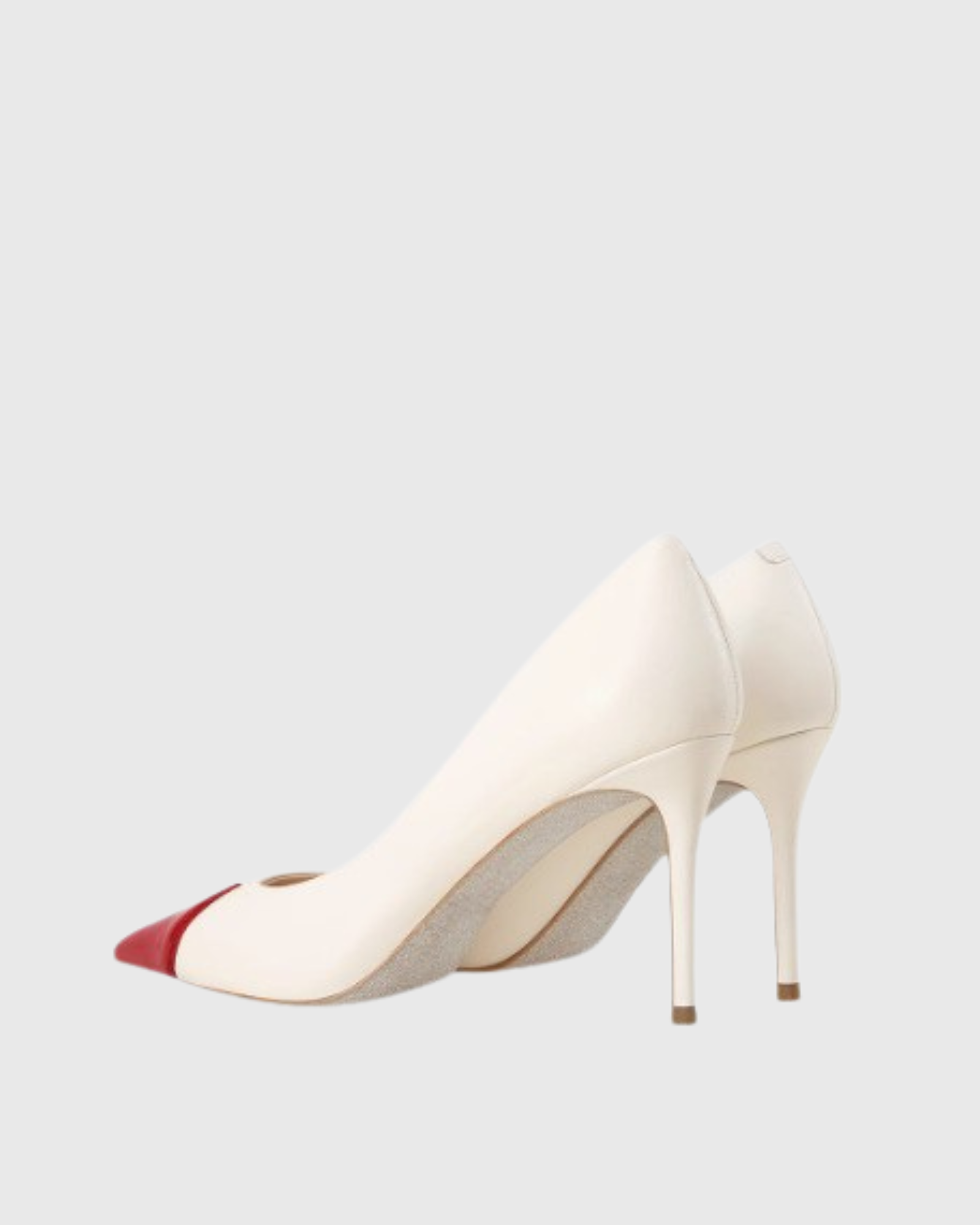 Nico Heart Toe Splicing Pumps In White