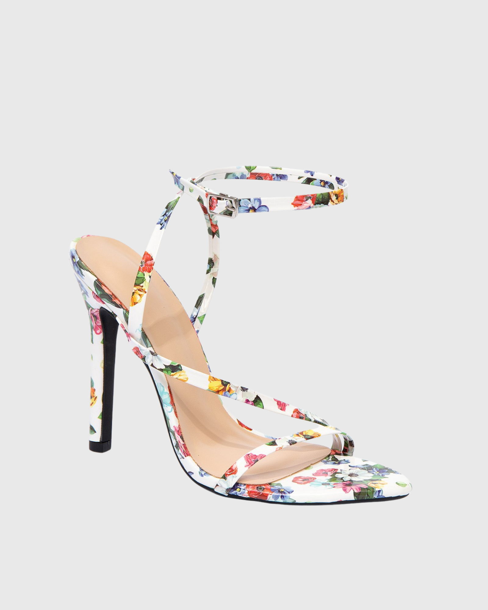 Le Jardin Floral Strappy Sandals