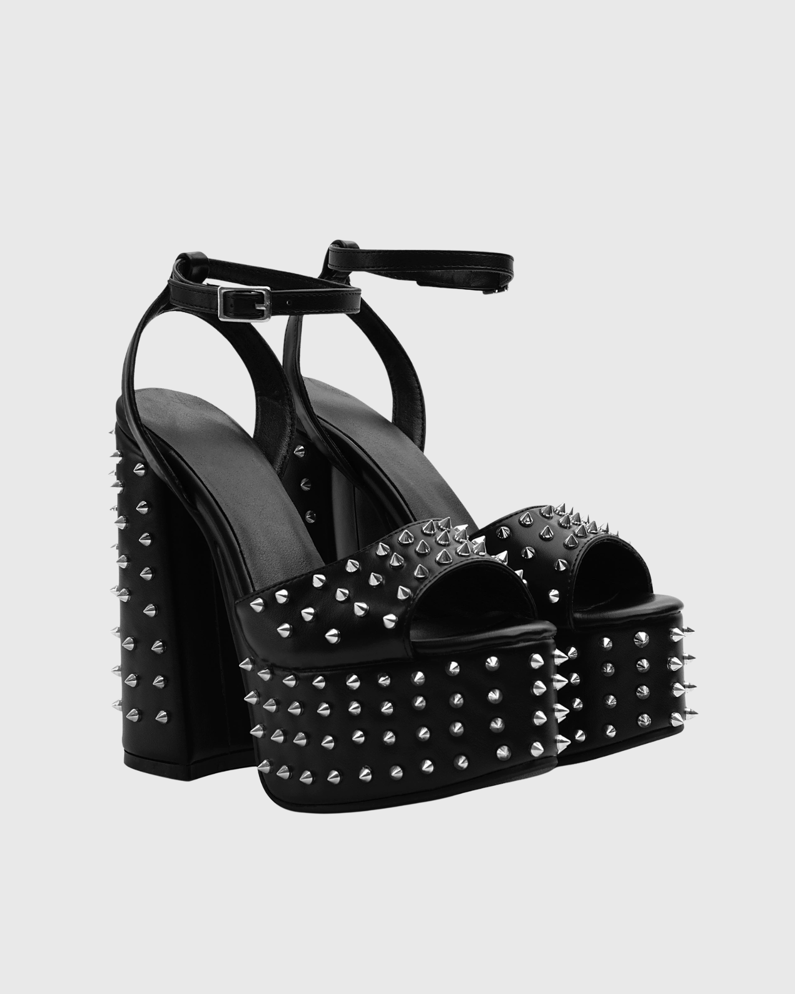 Tesa Studded Platform Strap Sandals