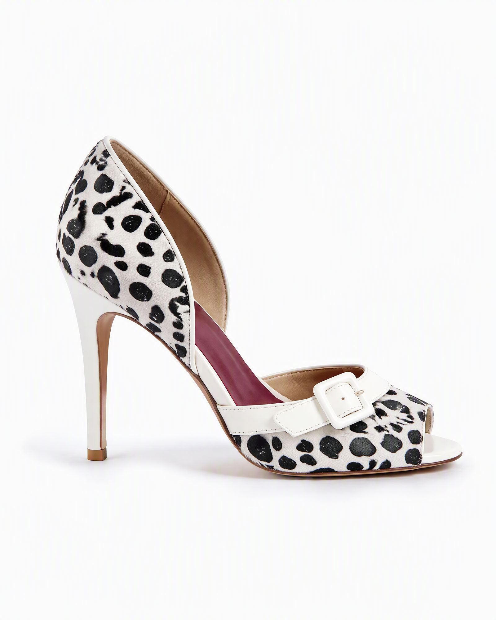 Naciye Peep Toe Pumps In Leopard