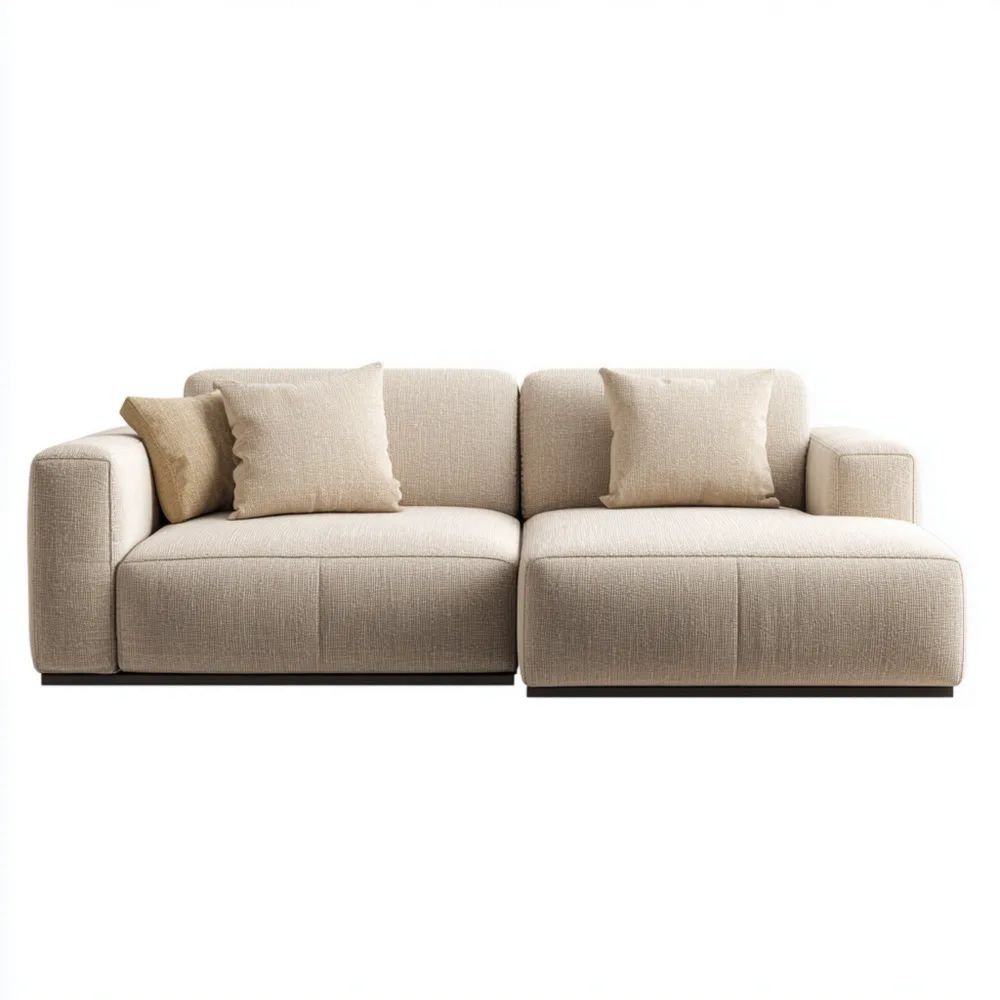 2-Sitzer-Sofa Stoff 180x90x75 cm – Beige – Modernes Design-stillavio