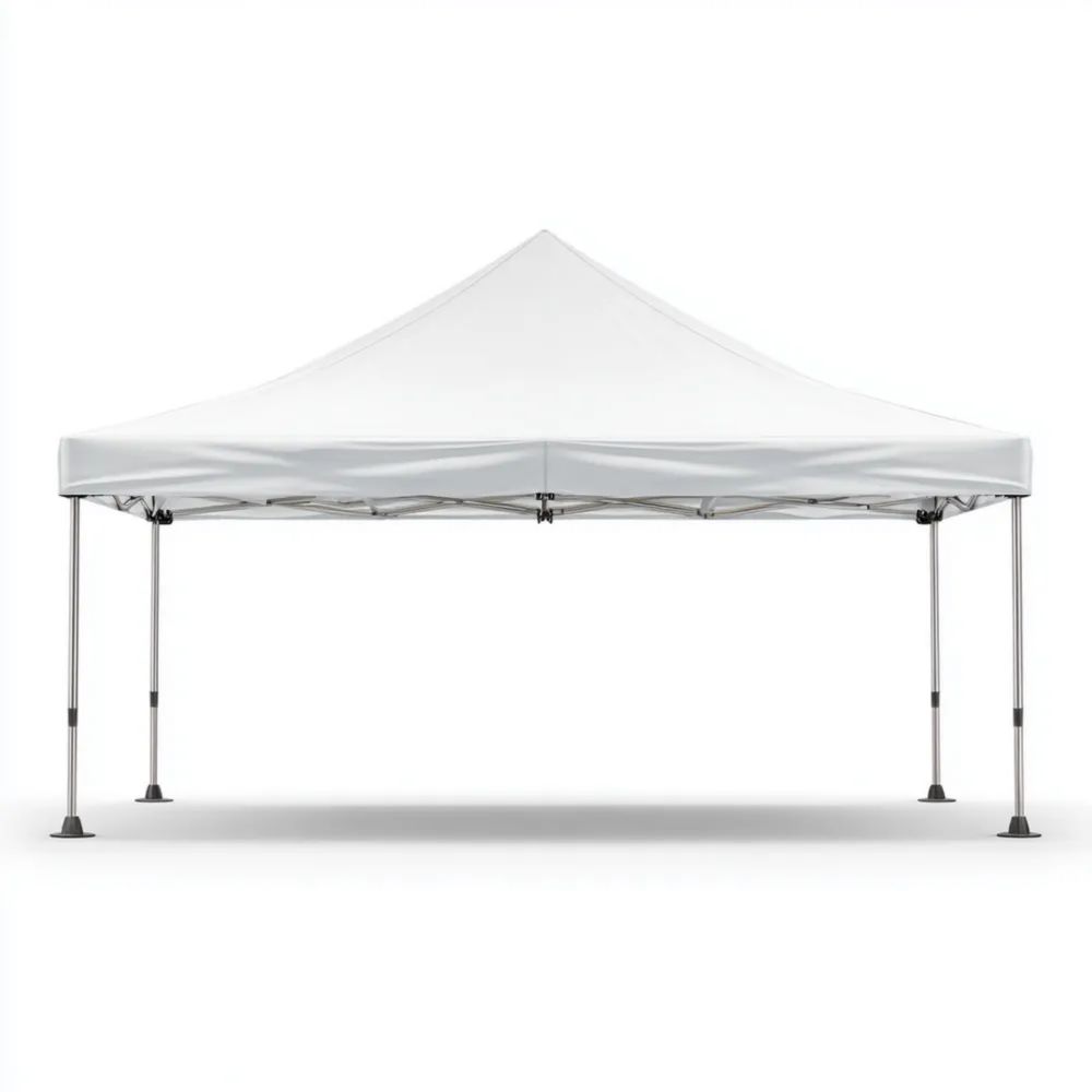 Pavillon Wasserdicht 300x300x260 cm – Weiß – Robuste Struktur-easeanova