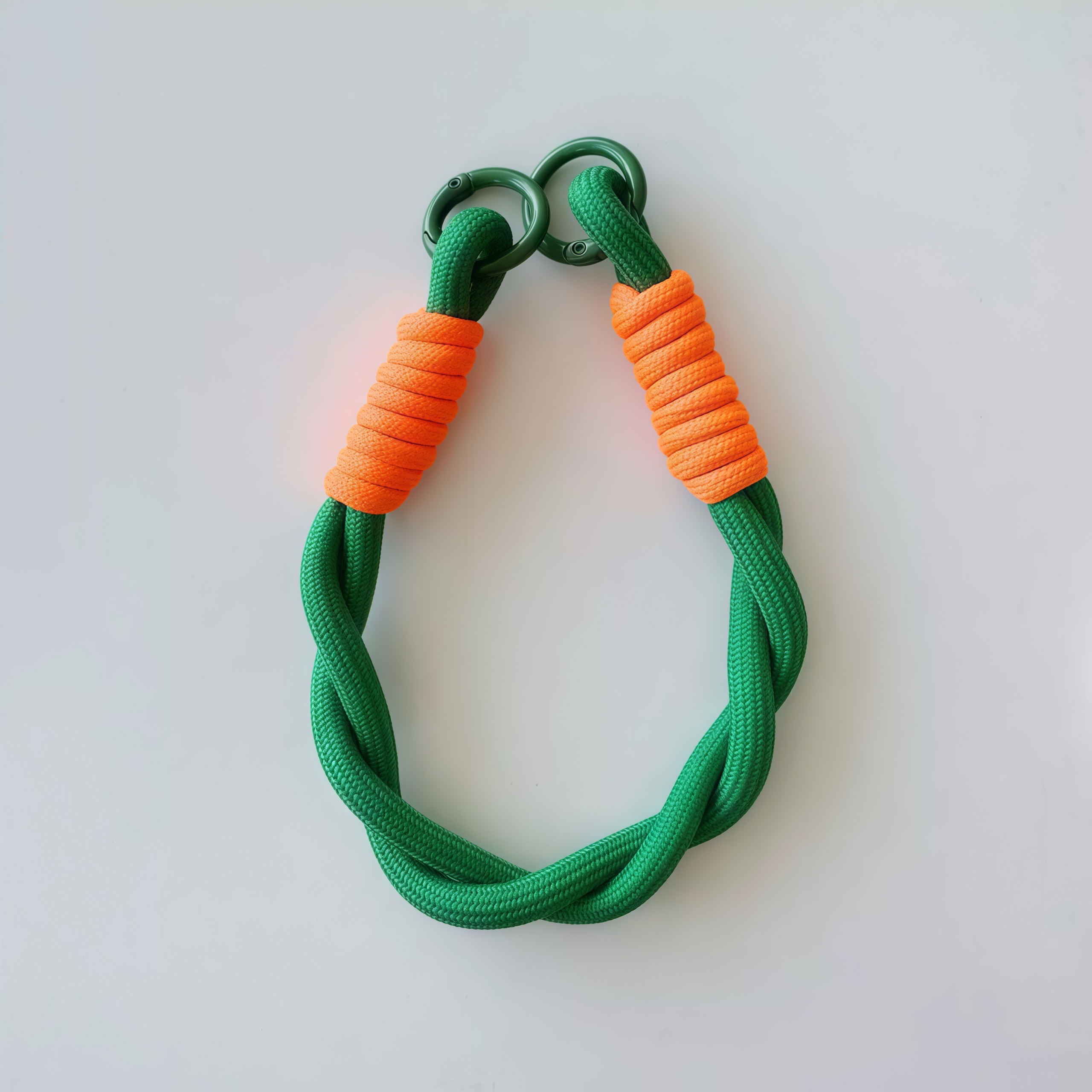 Patterned Double-Ring Lanyard
