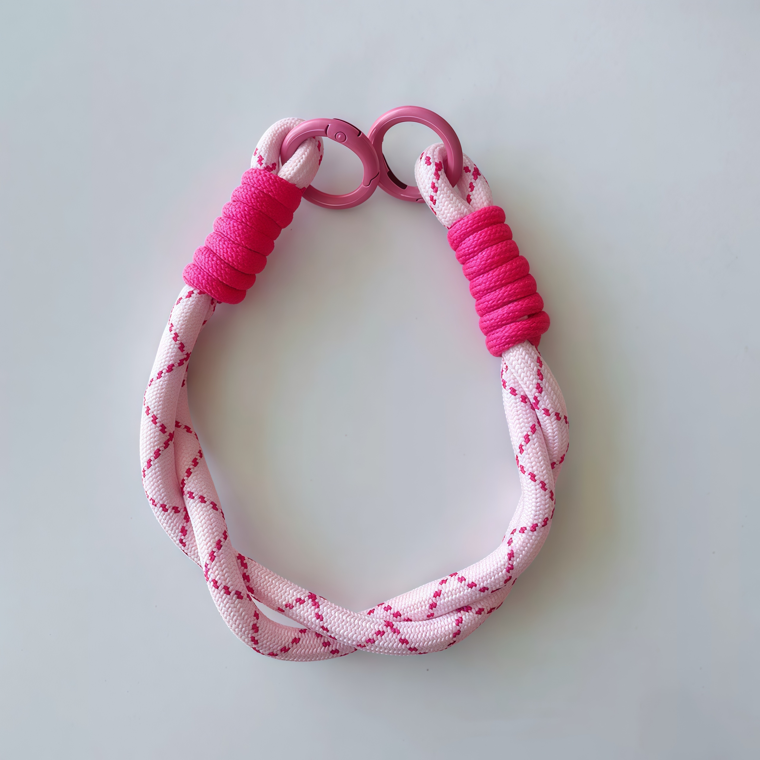 Patterned Double-Ring Lanyard
