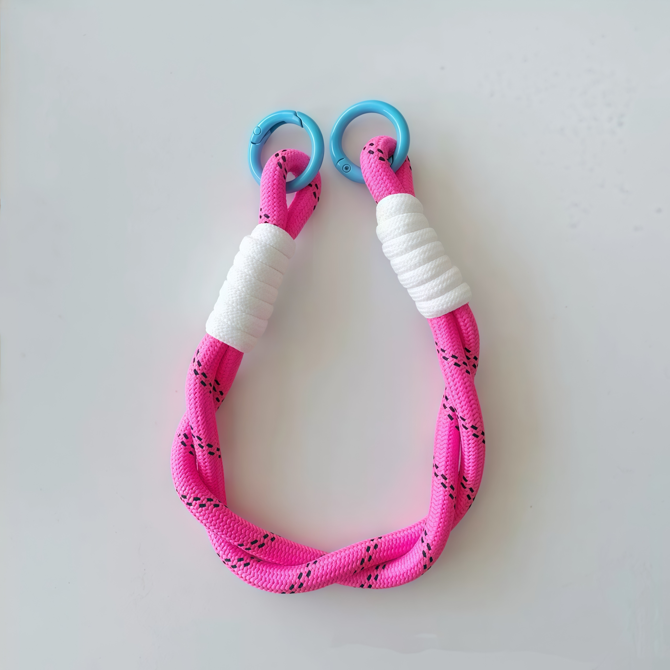 Patterned Double-Ring Lanyard