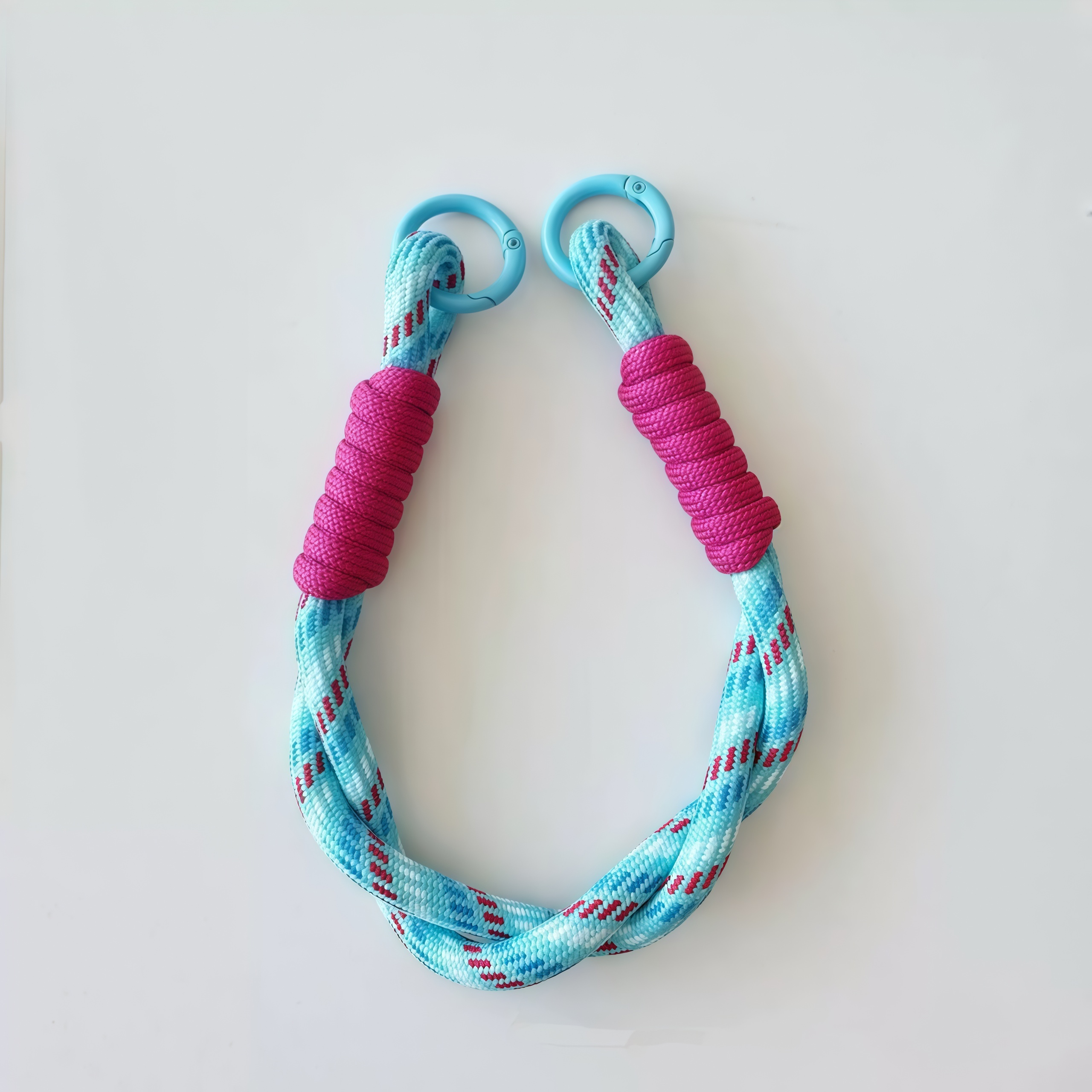 Patterned Double-Ring Lanyard