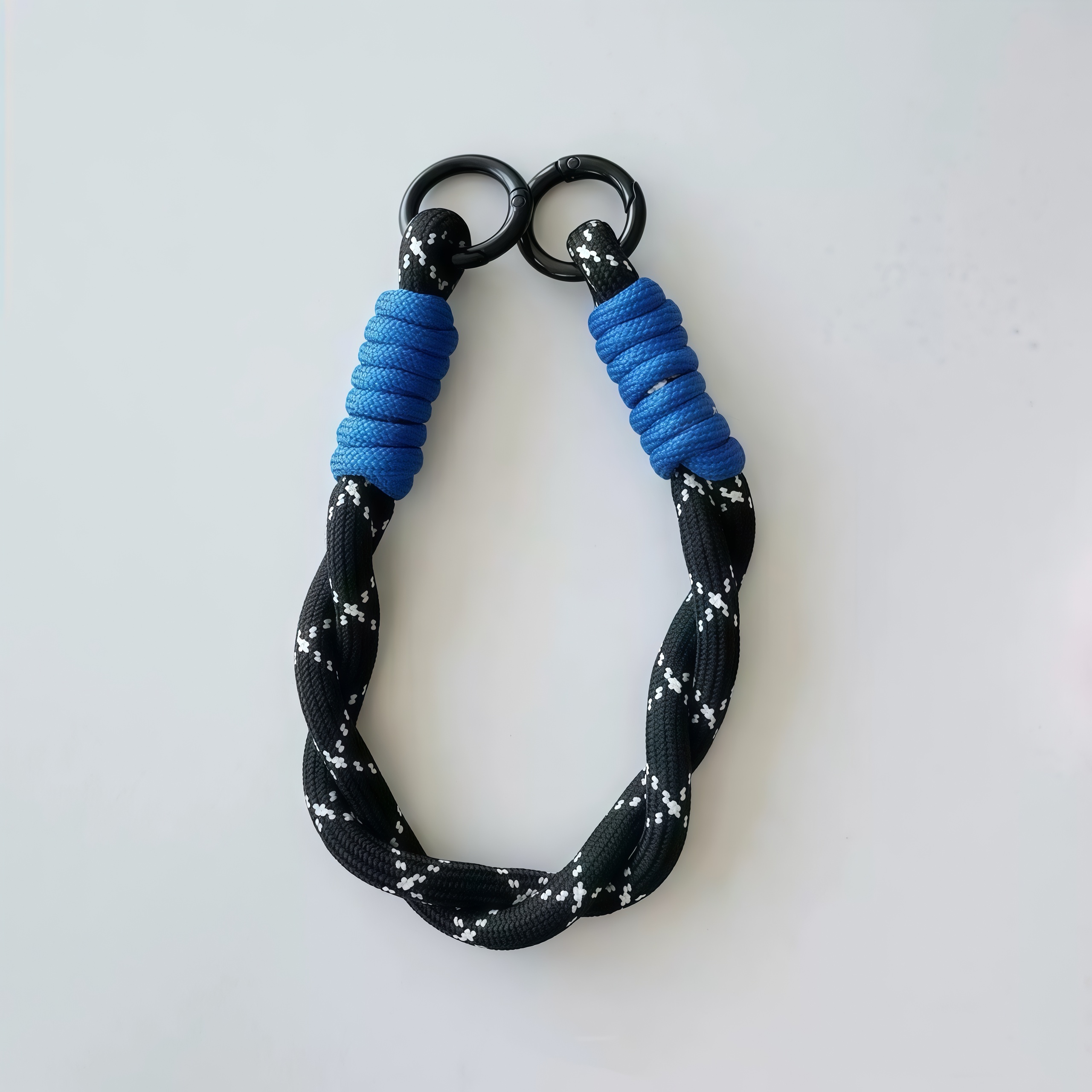 Patterned Double-Ring Lanyard