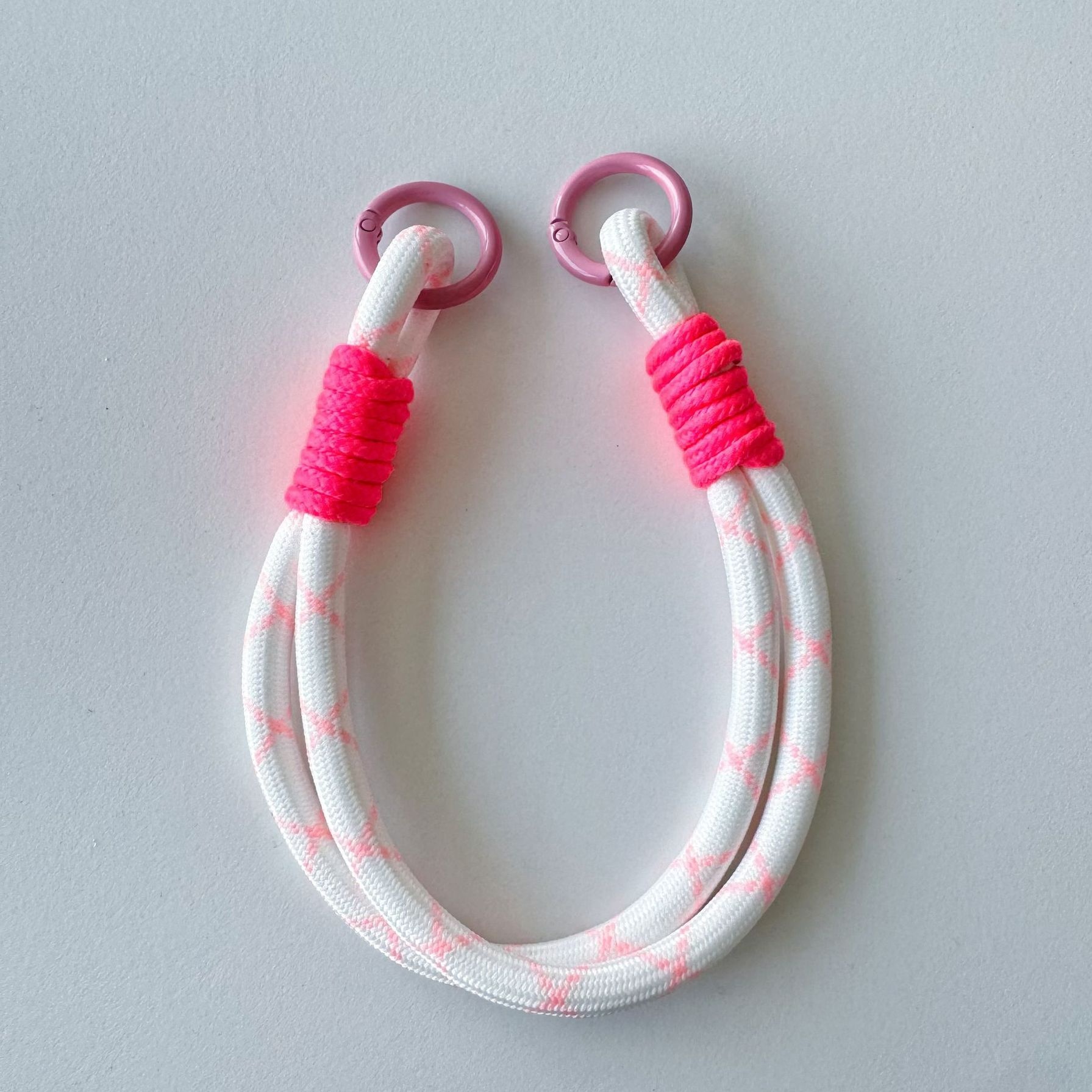 Patterned Double-Ring Lanyard