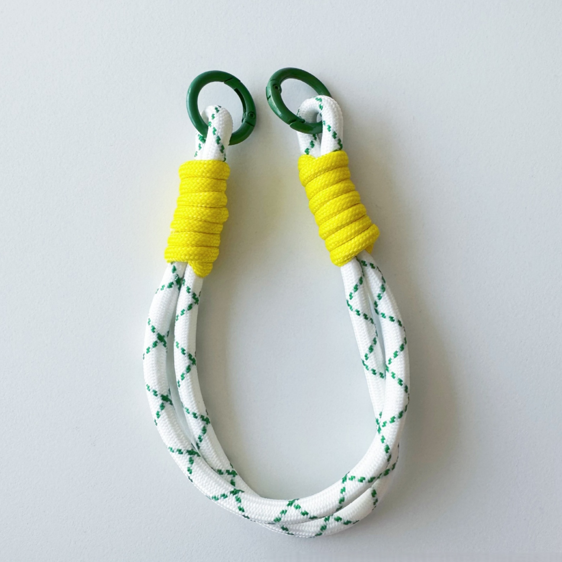 Patterned Double-Ring Lanyard