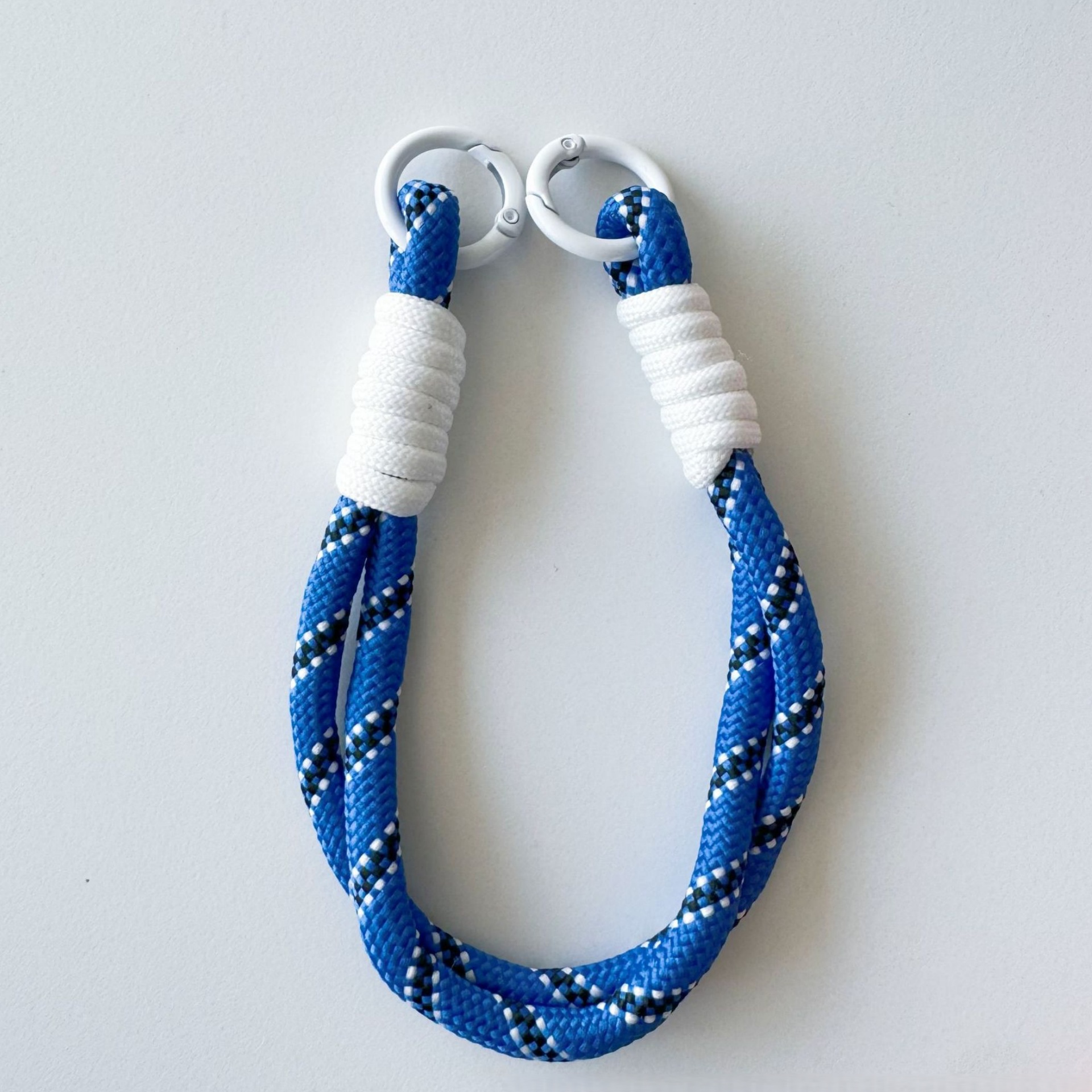 Patterned Double-Ring Lanyard