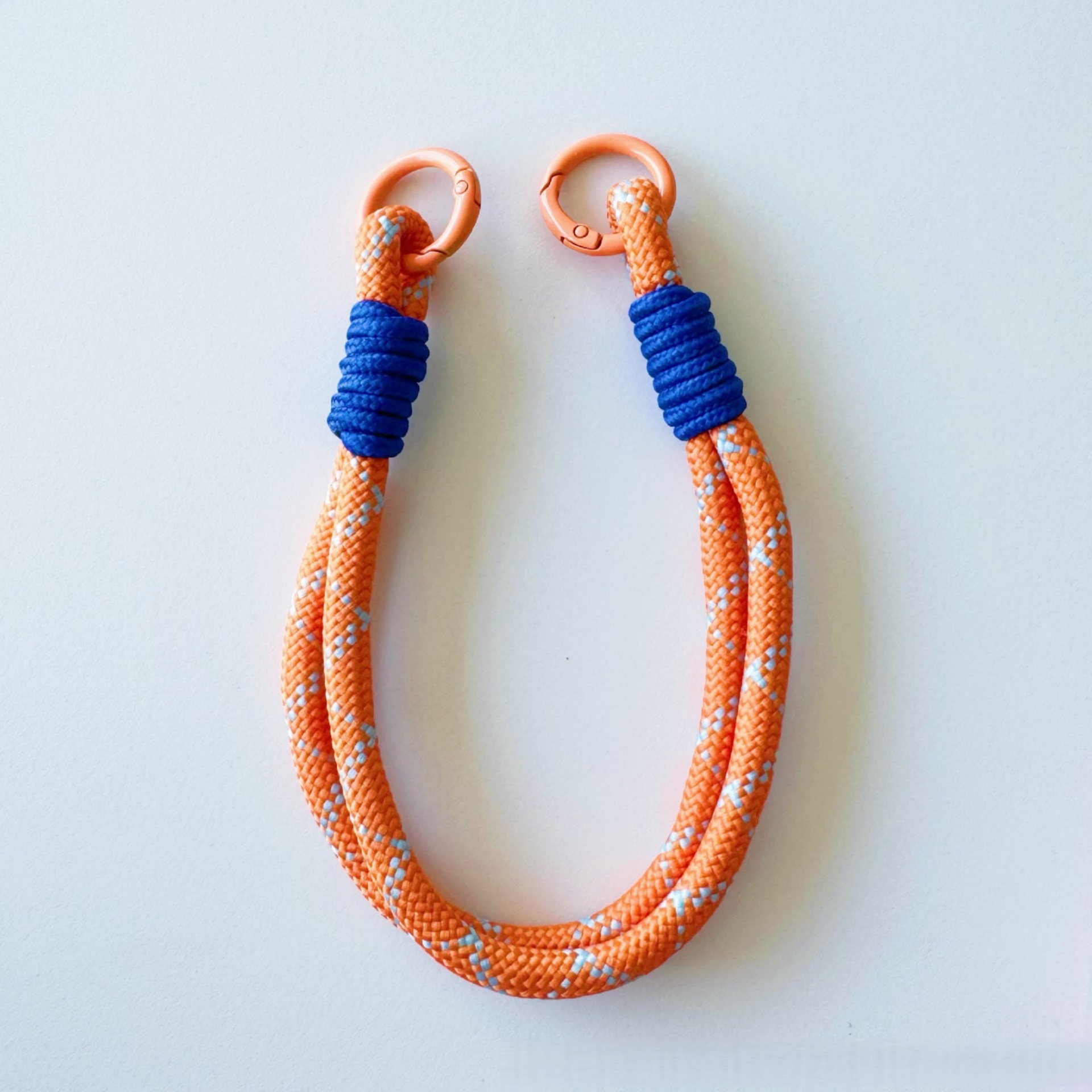 Patterned Double-Ring Lanyard