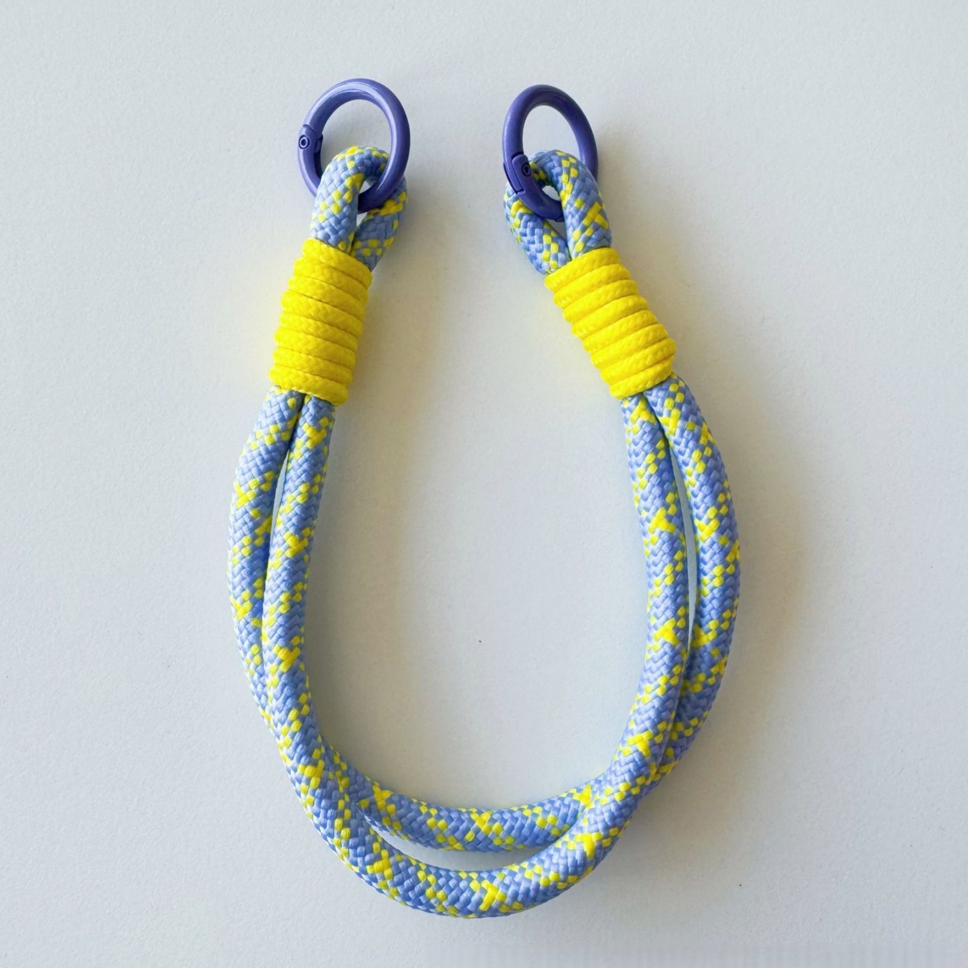 Patterned Double-Ring Lanyard