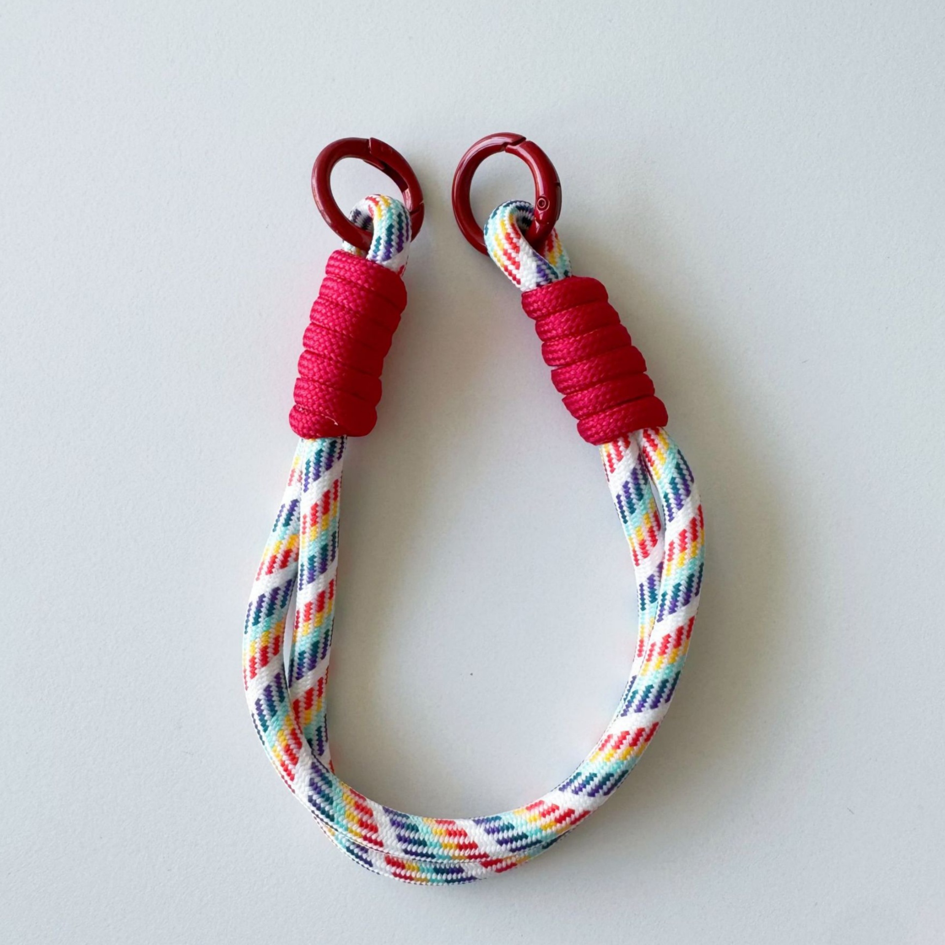 Patterned Double-Ring Lanyard