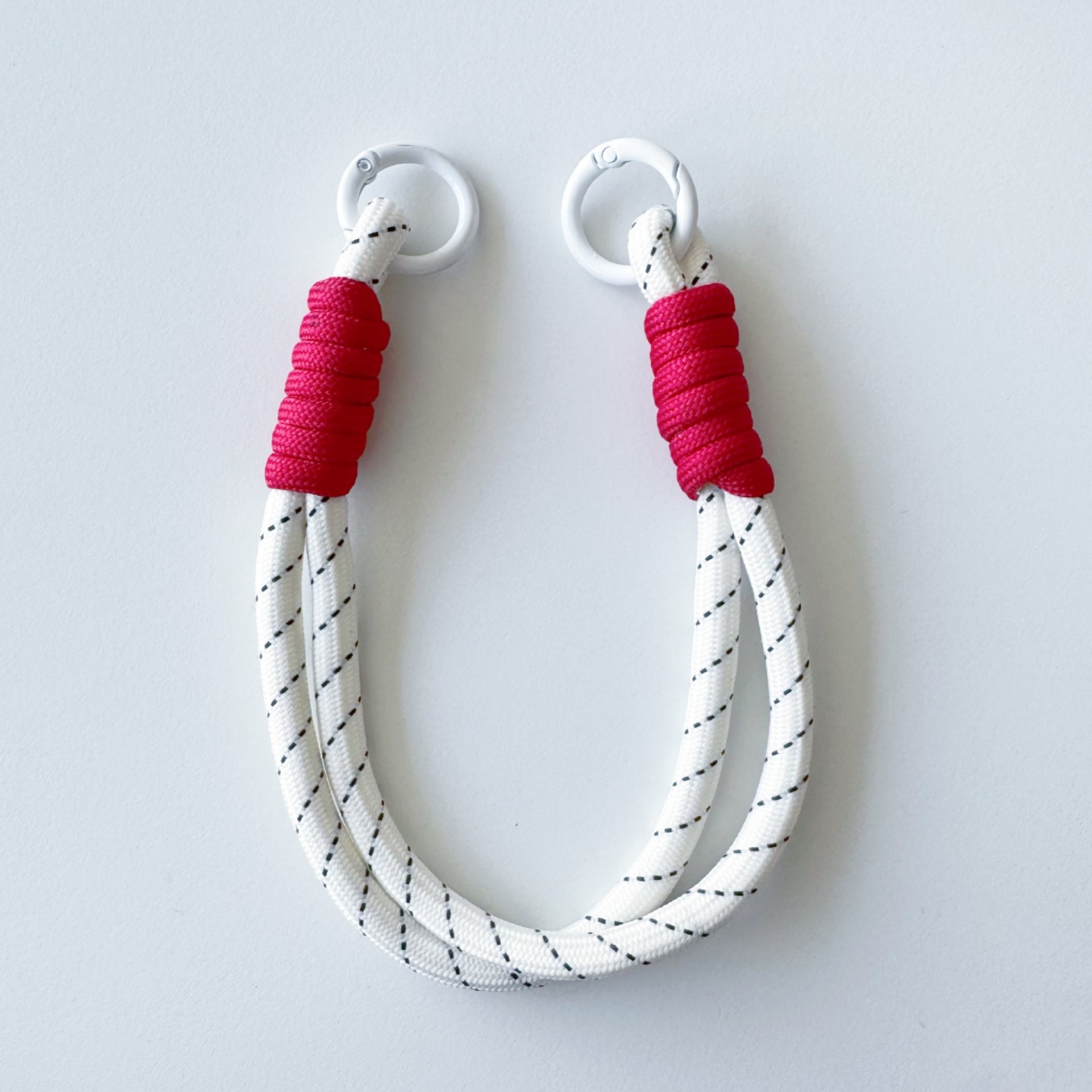 Patterned Double-Ring Lanyard