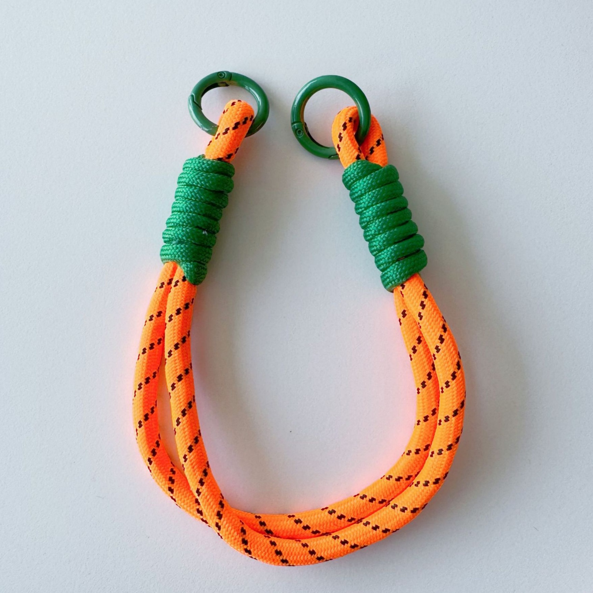 Patterned Double-Ring Lanyard