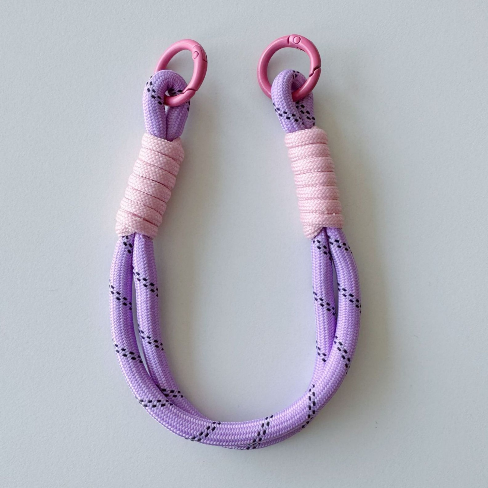 Patterned Double-Ring Lanyard