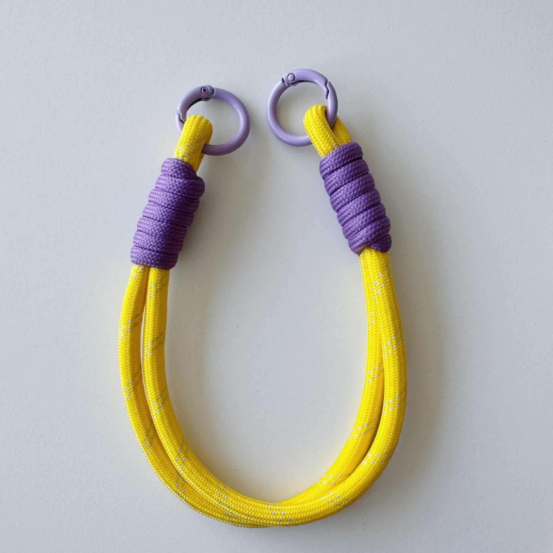 Patterned Double-Ring Lanyard