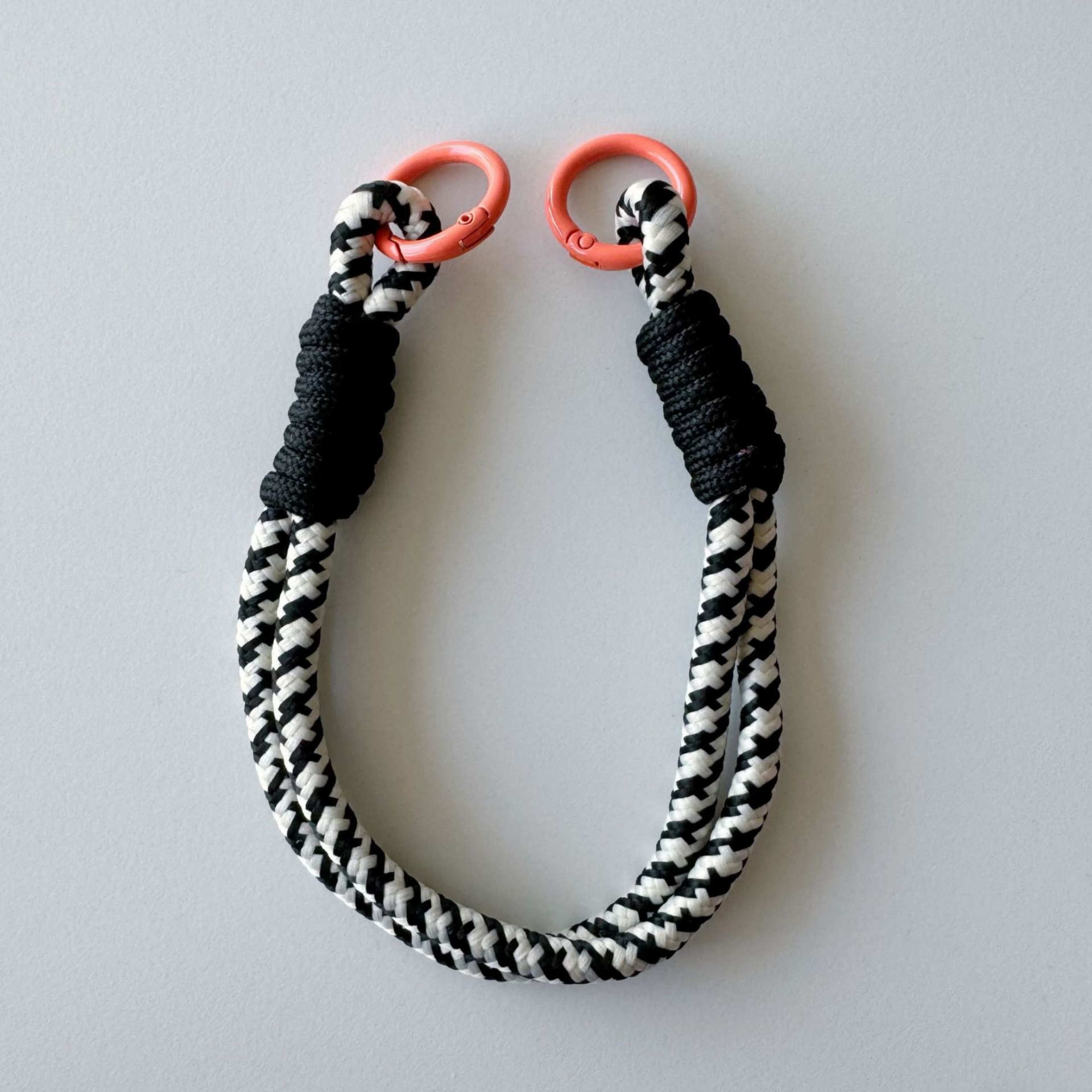Patterned Double-Ring Lanyard